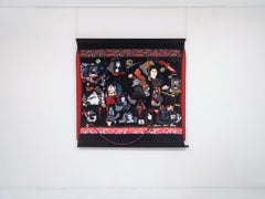 Feminist Contemporary Fabric Sculptural Wall Tapestry - Noor Inayat Khan 1131 