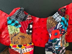 Linda Stein, 1212 - Contemporary Art 3D Mixed Media Fabric Sculptural Collage