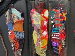Linda Stein, 1221 - Contemporary Art 3D Mixed Media Fabric Sculptural Collage