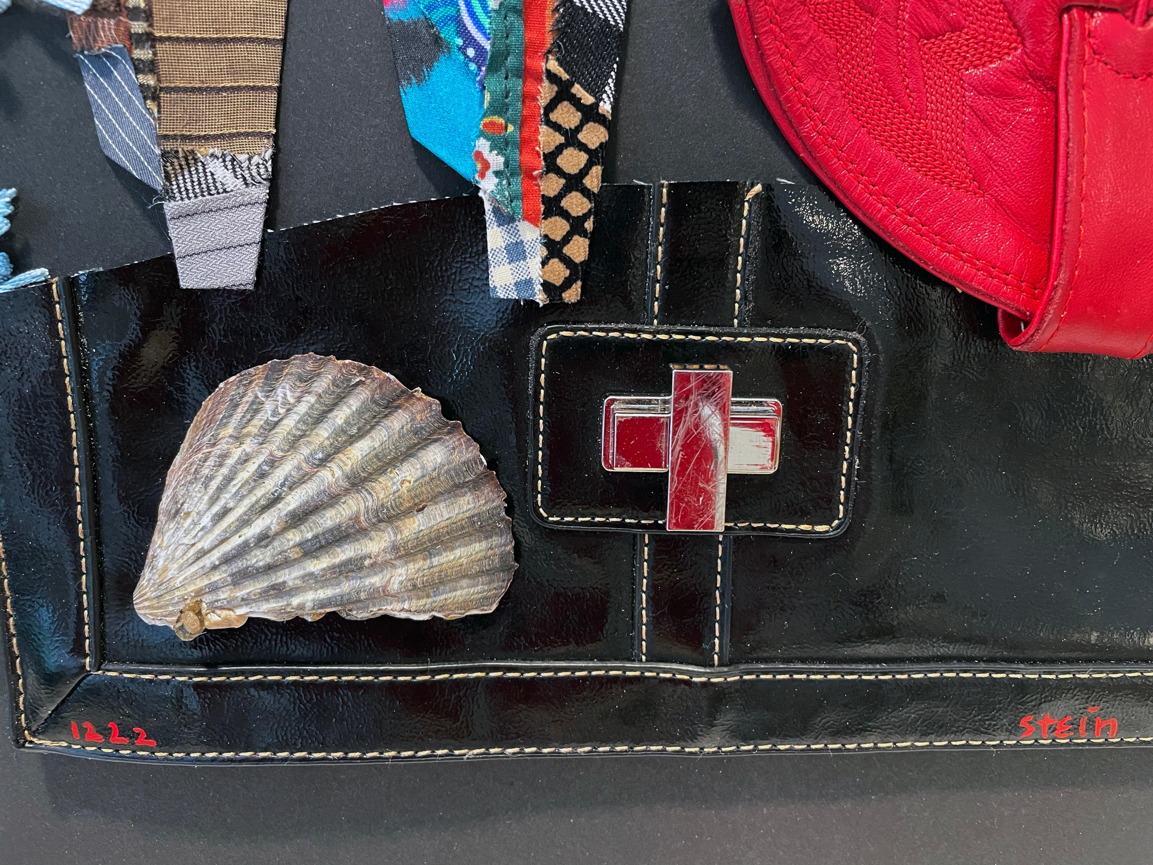Linda Stein, 1222 - Contemporary Art 3D Mixed Media Fabric Sculptural Collage

Linda Stein started her Knights of Protection series after she was forced to evacuate her New York downtown studio for a year post-9/11.  Stein's Knights are shield-like