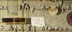 Tecnica mista, pietra, diorama scultoreo - Tutte le lettere riposano su una linea di base 3