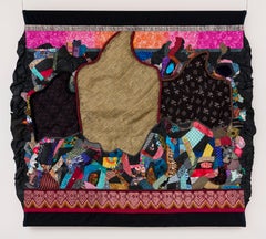 Rising 1043 - Contemporary Art, Mixed Media Sculptural Tapestry