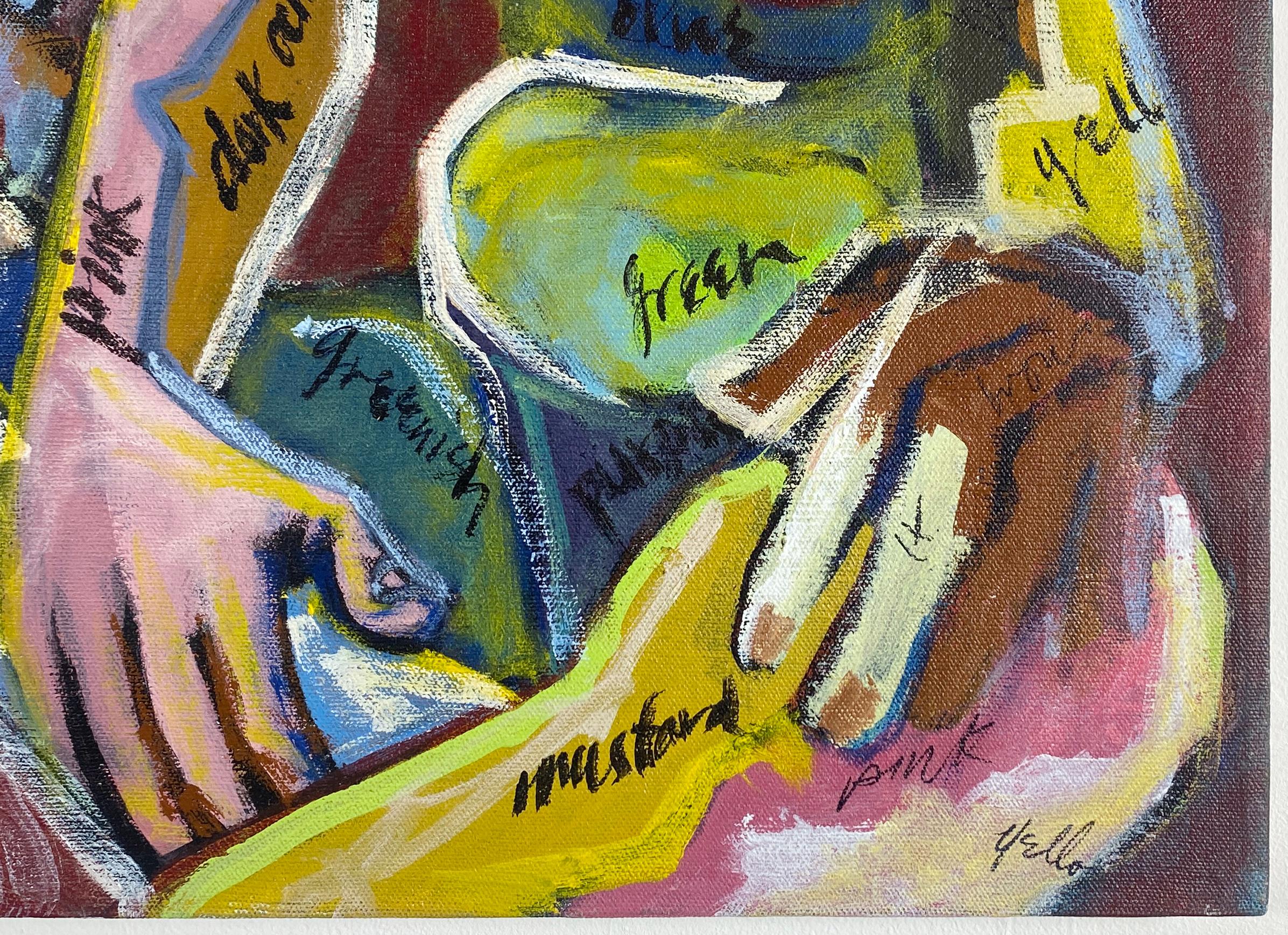 Linda Stein, Artiste et Modèle 362.003 - Acrylique sur toile, colorée, figurative, peinture de nu

Les séries Artistics et Modèles de Linda Stein sont des peintures de jeunesse qu'elle a réalisées dans les années 1970. Ils
illustrent les premières