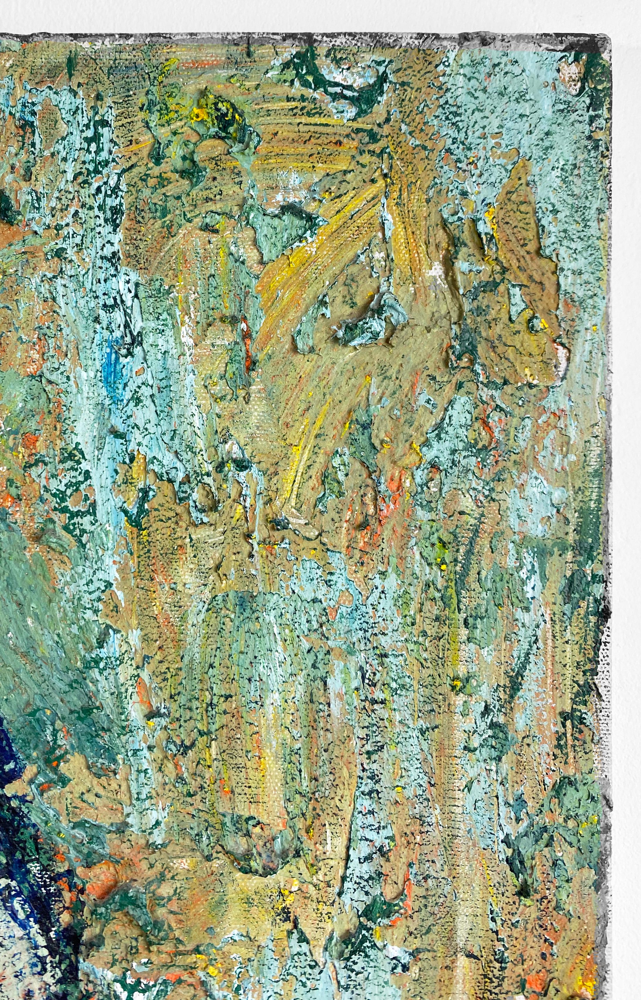 Signiert, Acryl auf Leinwand, farbenfrohes, nudefarbenes Gemälde – Figurationen 360.083 (Zeitgenössisch), Painting, von Linda Stein