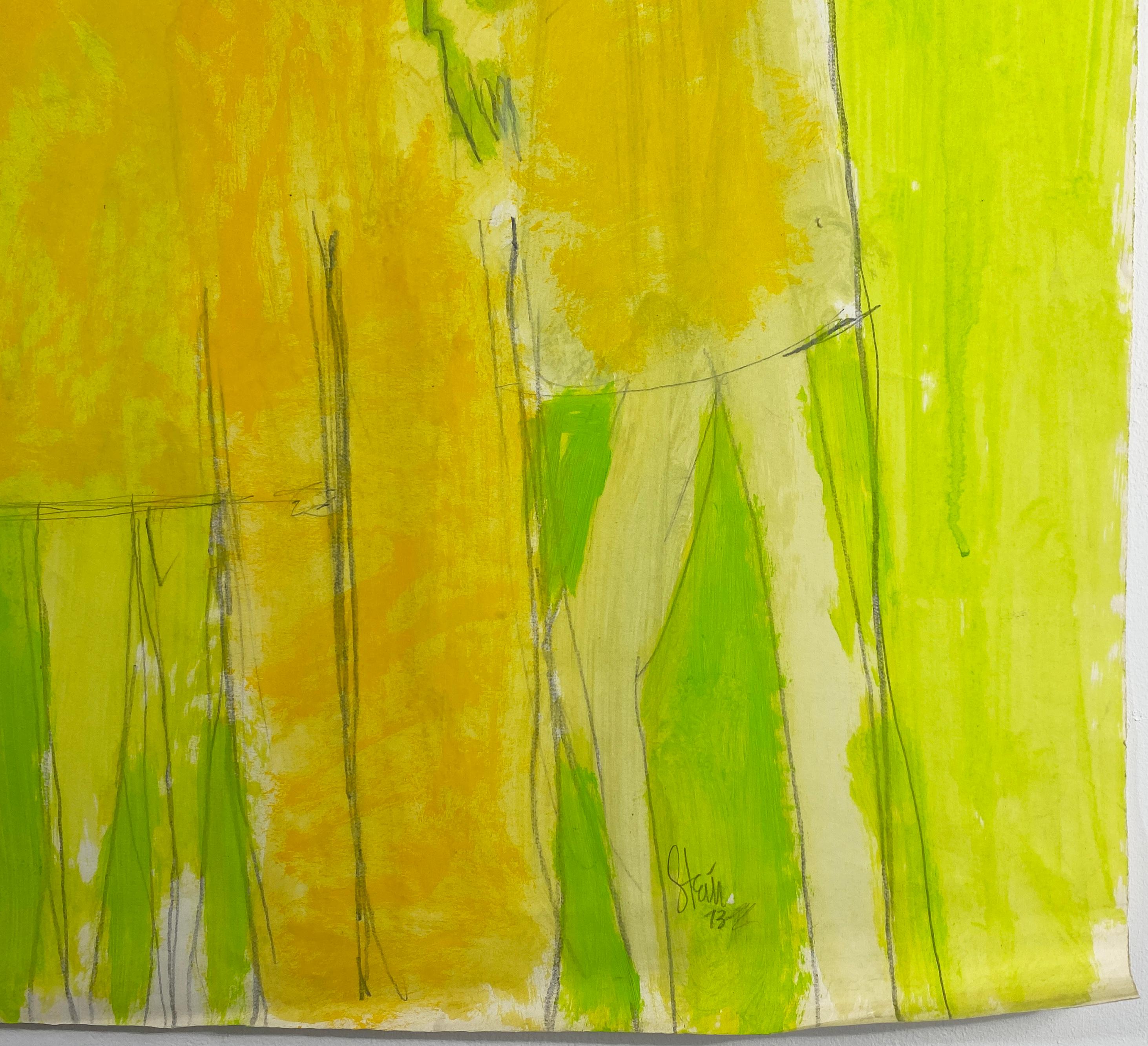Signed, Colorful, Watercolor and Ink on Paper. Painting - Figurations 359.003 For Sale 1