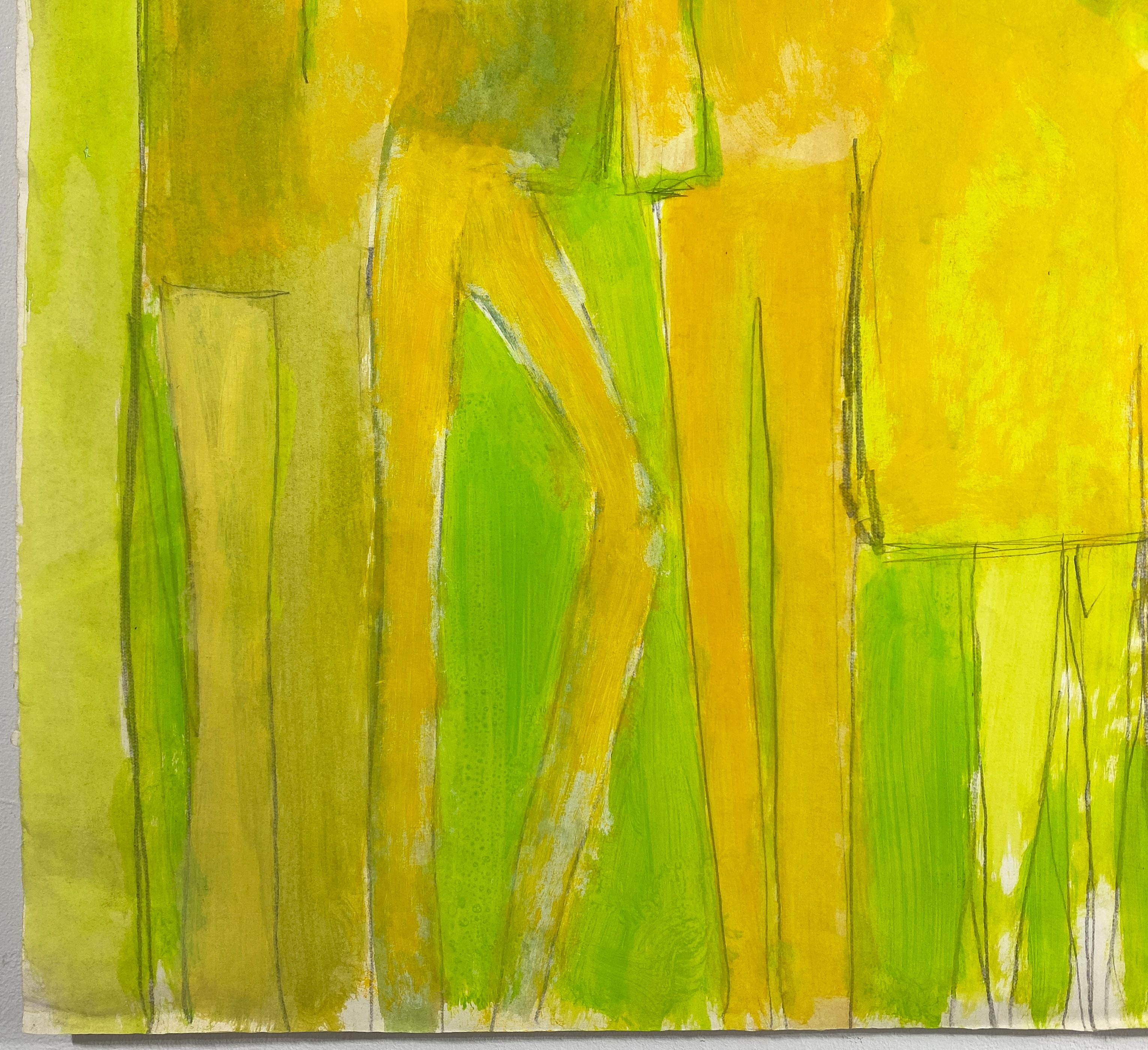 Signed, Colorful, Watercolor and Ink on Paper. Painting - Figurations 359.003 For Sale 2