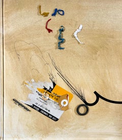Signed Feminist Acrylic/Collage Colorful Painting - Titanium White and Beyond 22