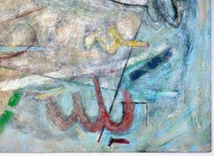 Signed Feminist Acrylic on Canvas Colorful Painting - View from Above 16