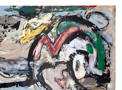 Signed Feminist LGBTQ+ Acrylic on Board Colorful Painting - Hot Rush 129