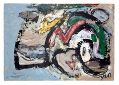 Signed Feminist LGBTQ+ Acrylic on Board Colorful Painting - Hot Rush 129