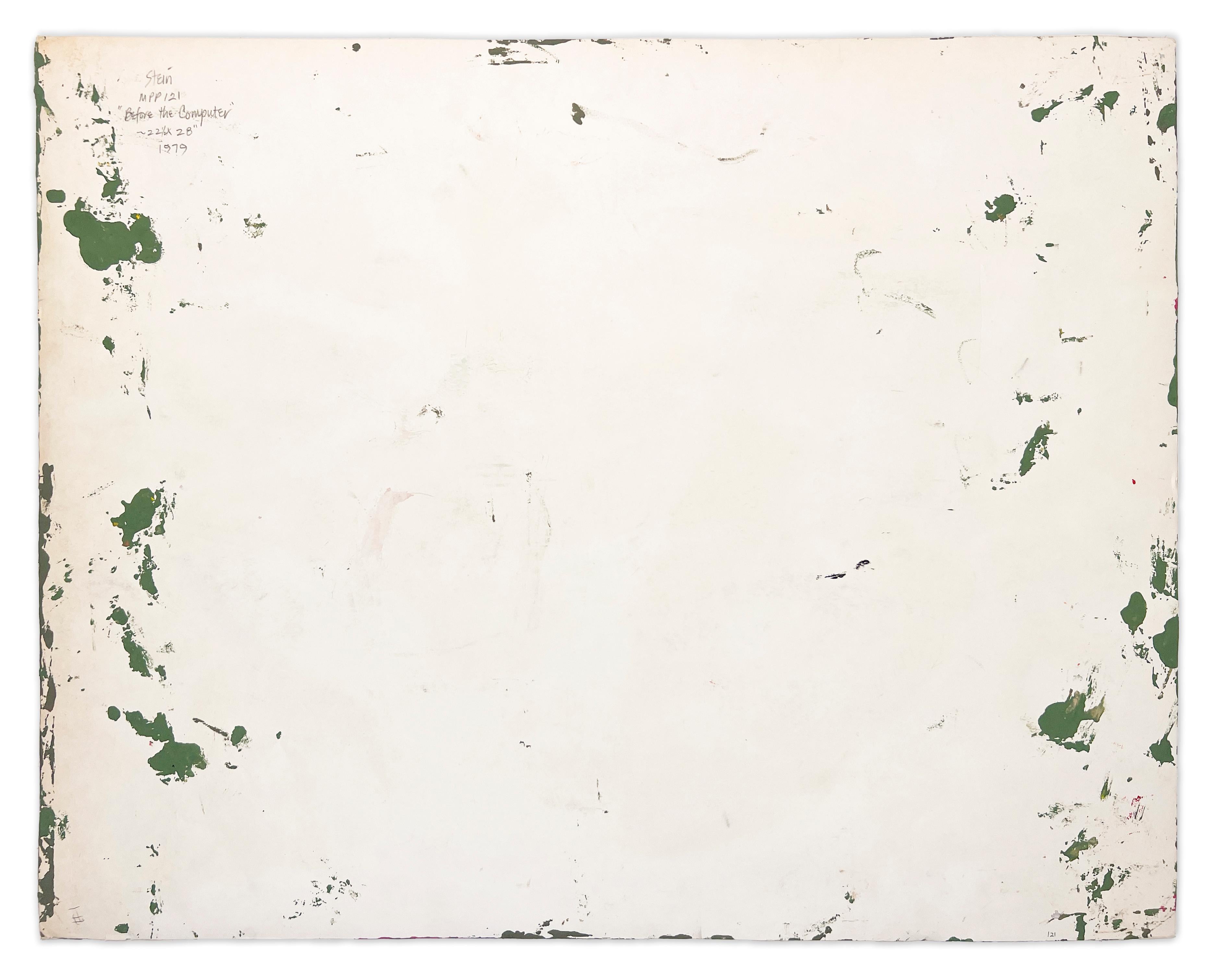 Signed Feminist LGBTQ+ Acrylic on Board Painting - Before the Computer 121 For Sale 6