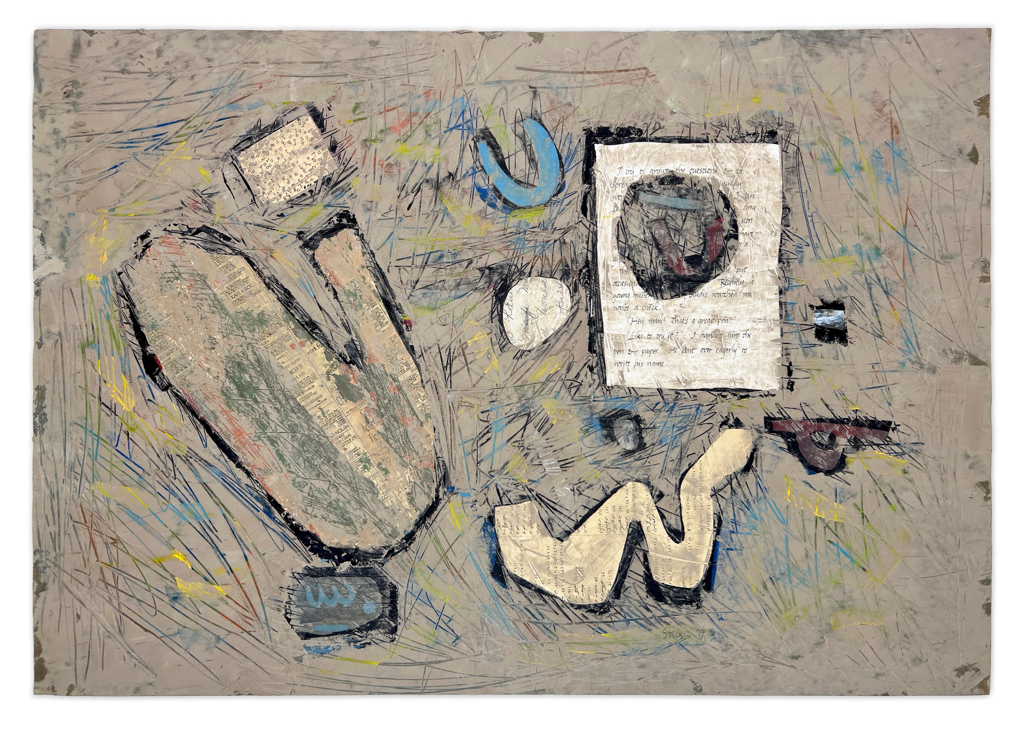 Signed Feminist LGBTQ+ Colorful Acrylic on Board Painting - High Wind 126