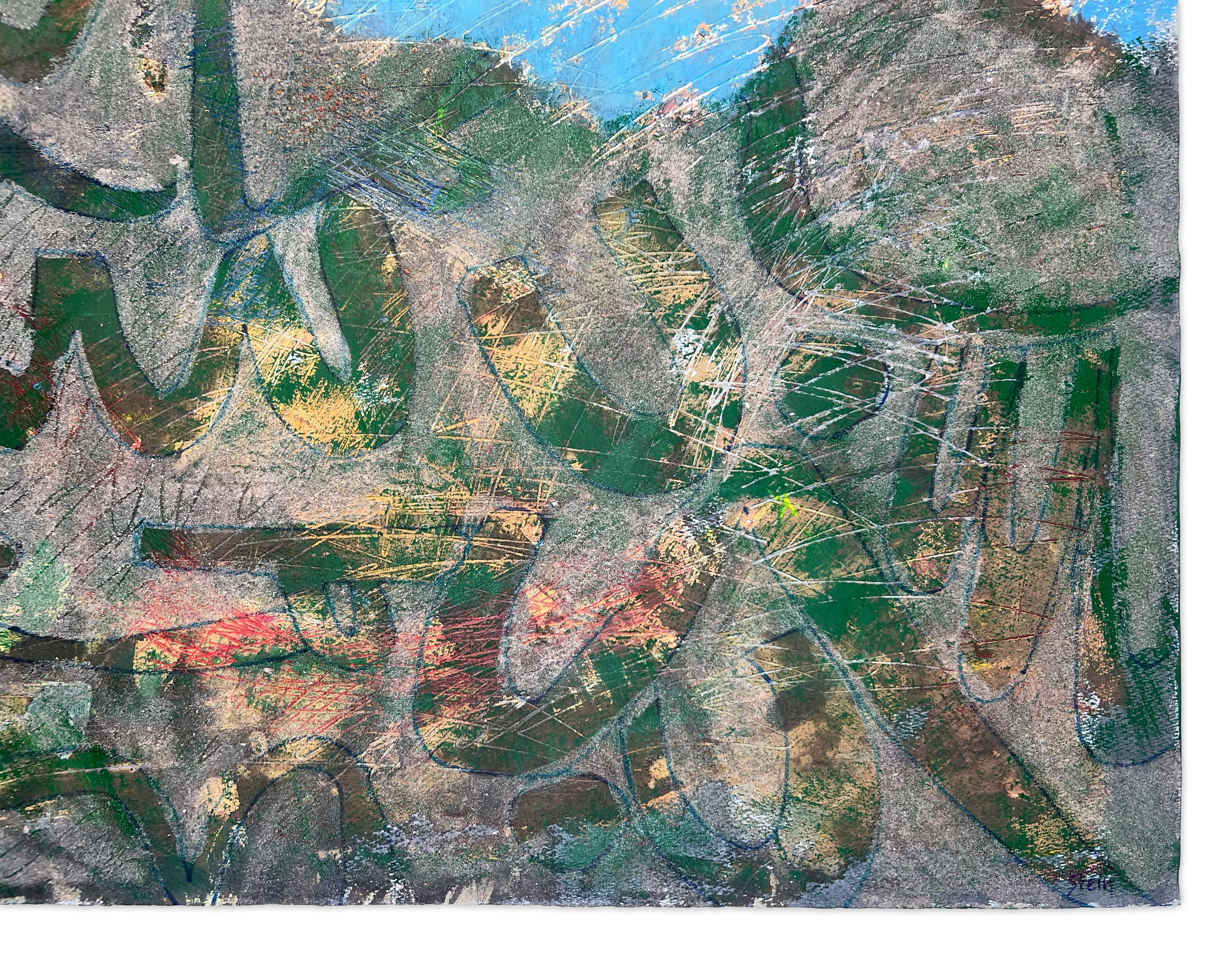 Signiert Feminist LGBTQ+ Acryl auf Tafel Gemälde - Inner Route 123 im Angebot 1