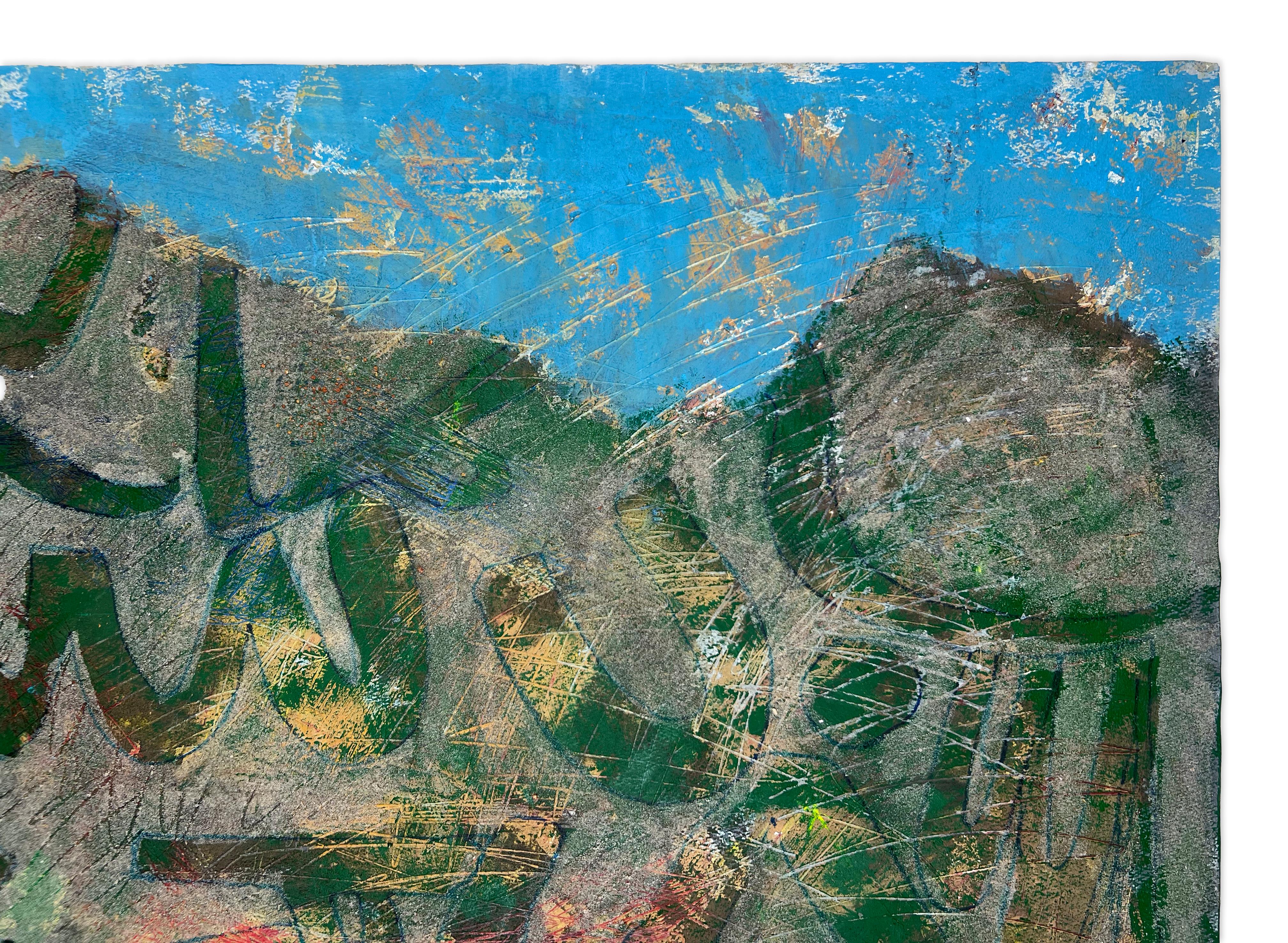 Signiert Feminist LGBTQ+ Acryl auf Tafel Gemälde - Inner Route 123 im Angebot 2