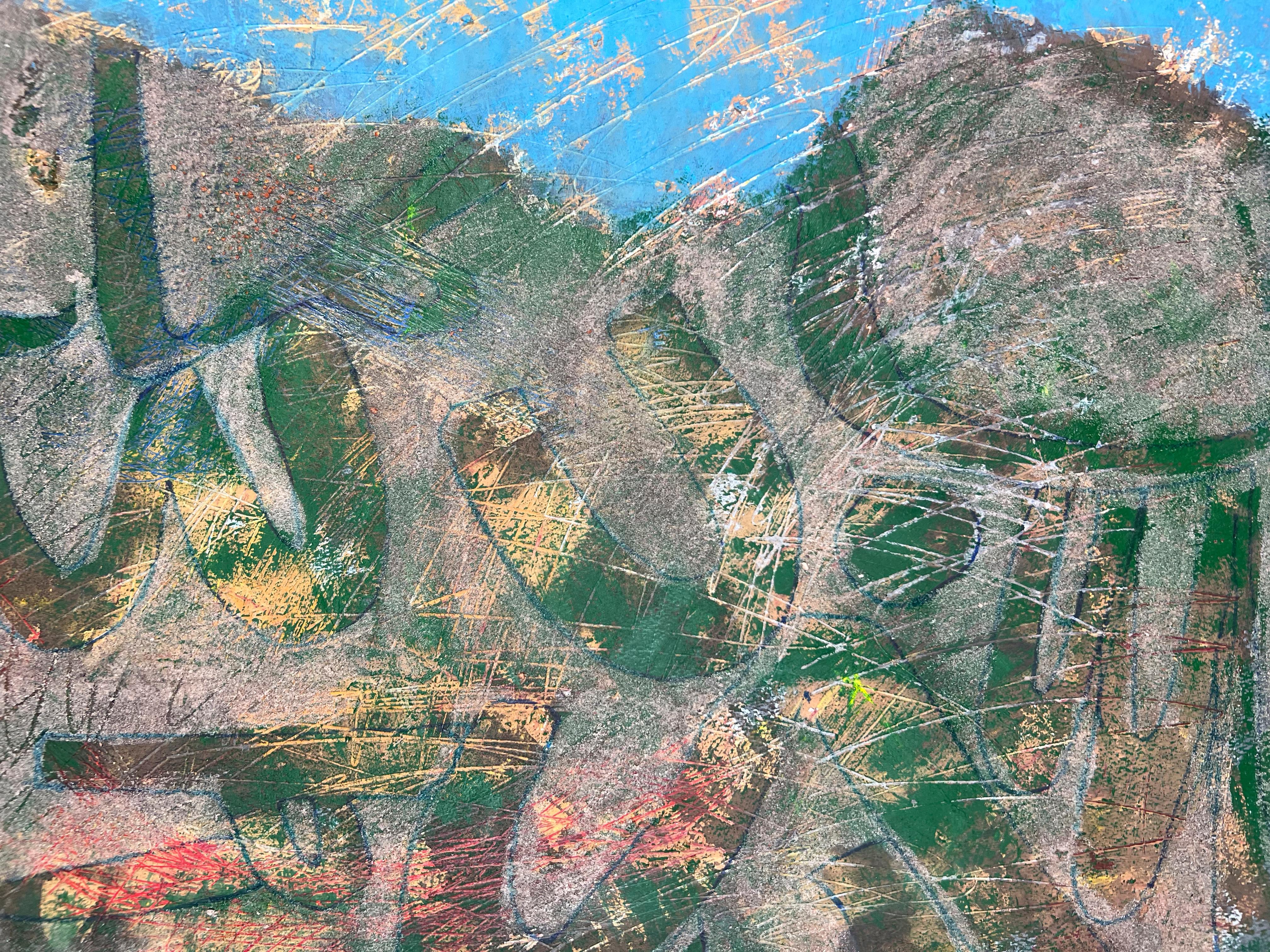 Signiert Feminist LGBTQ+ Acryl auf Tafel Gemälde - Inner Route 123 im Angebot 3