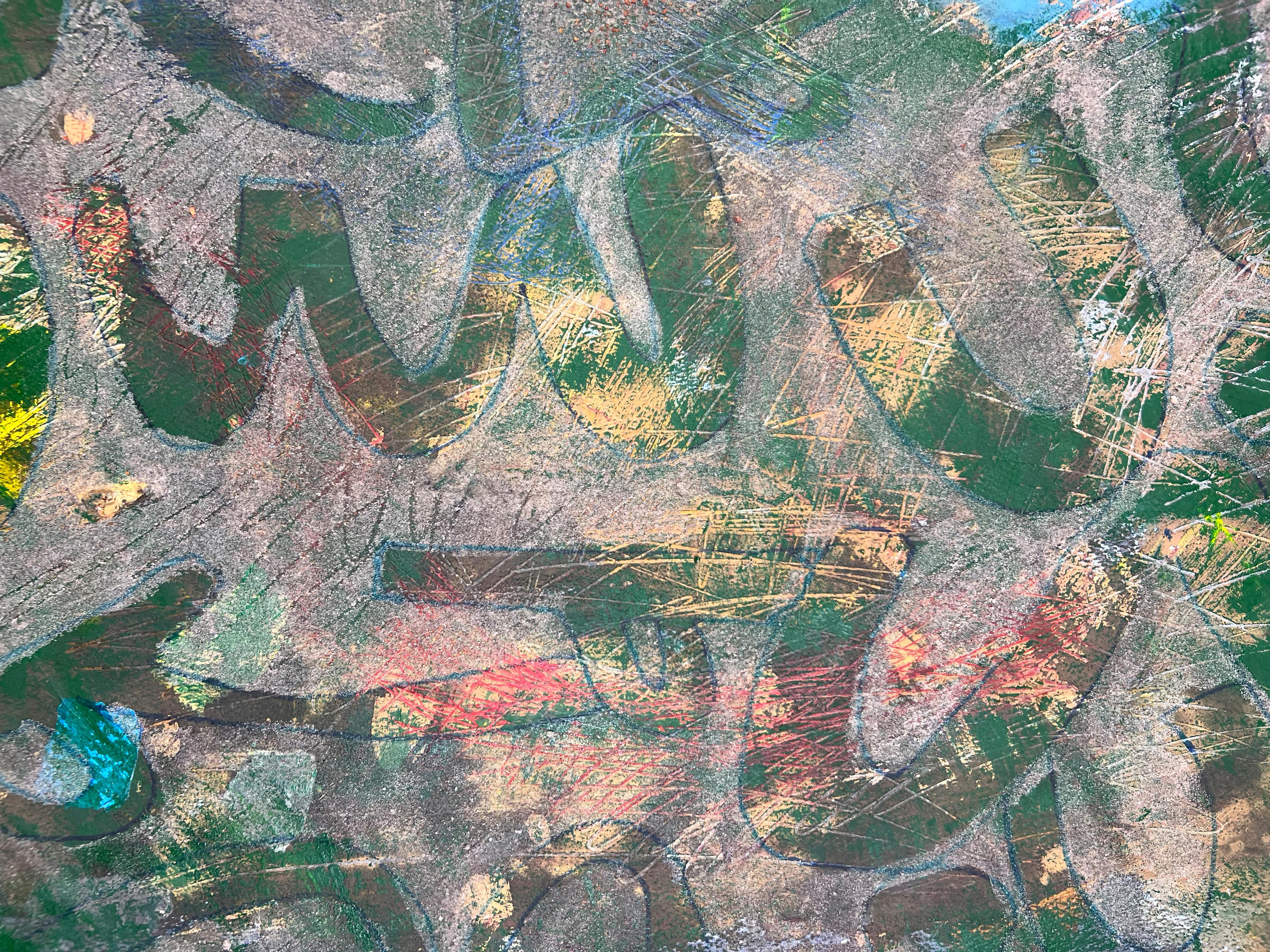 Signiert Feminist LGBTQ+ Acryl auf Tafel Gemälde - Inner Route 123 im Angebot 4