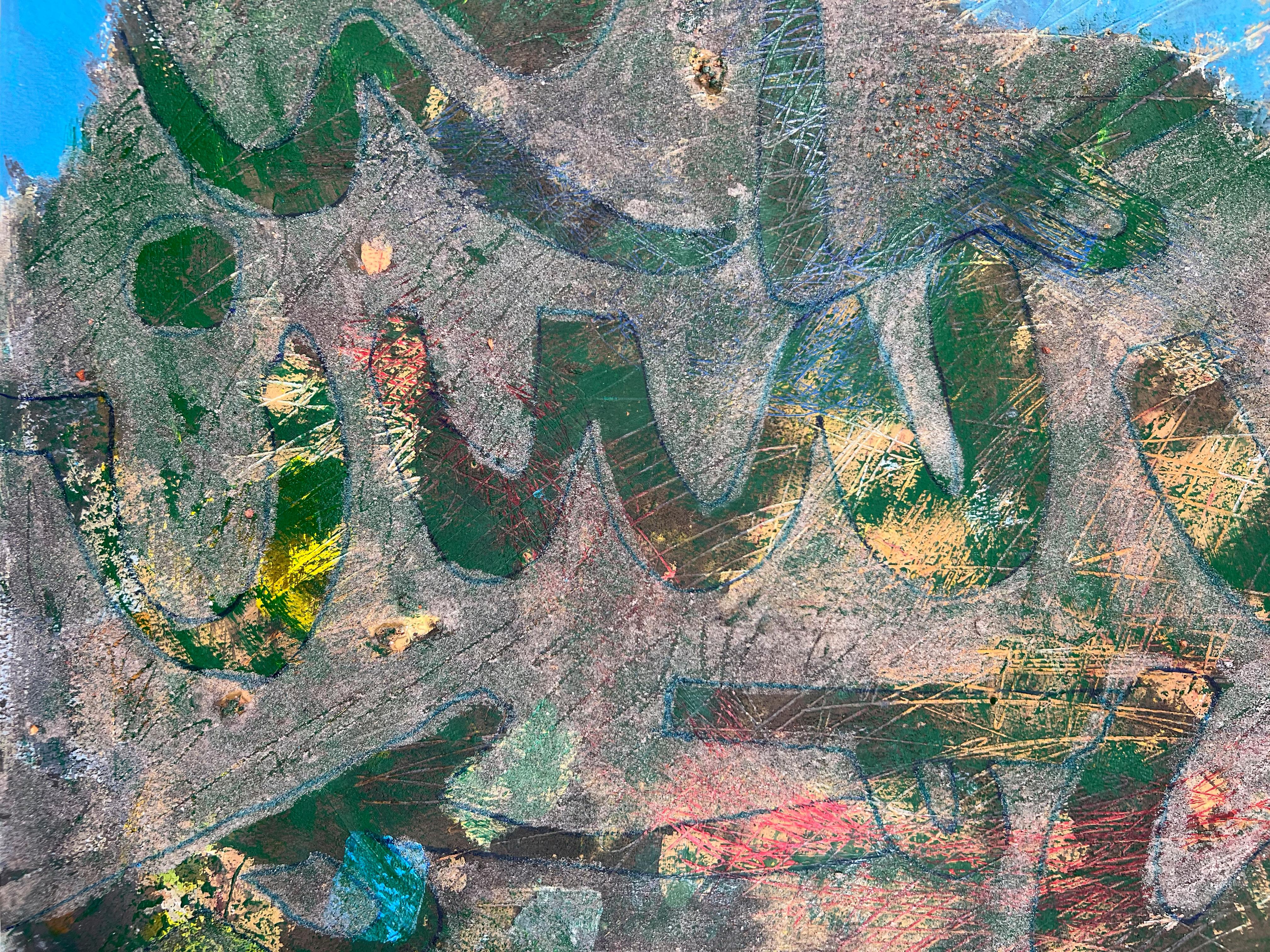 Signiert Feminist LGBTQ+ Acryl auf Tafel Gemälde - Inner Route 123 im Angebot 5