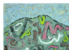 Signed Feminist LGBTQ+ Colorful Acrylic on Board Painting - Interested Party 124