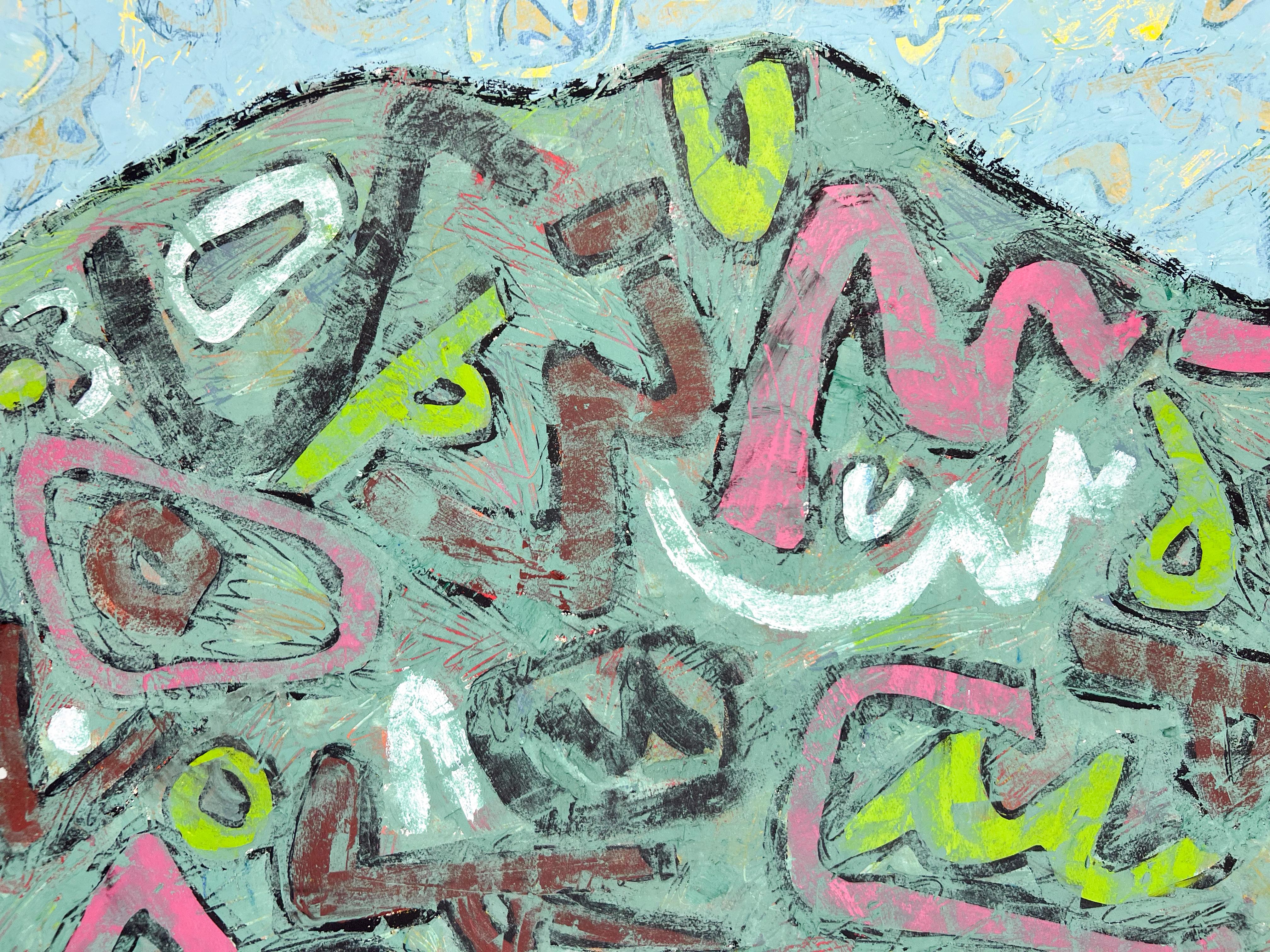 Signierte Feministische LGBTQ+ Acryl auf Tafel Gemälde - Interessierte Partei 124 im Angebot 4