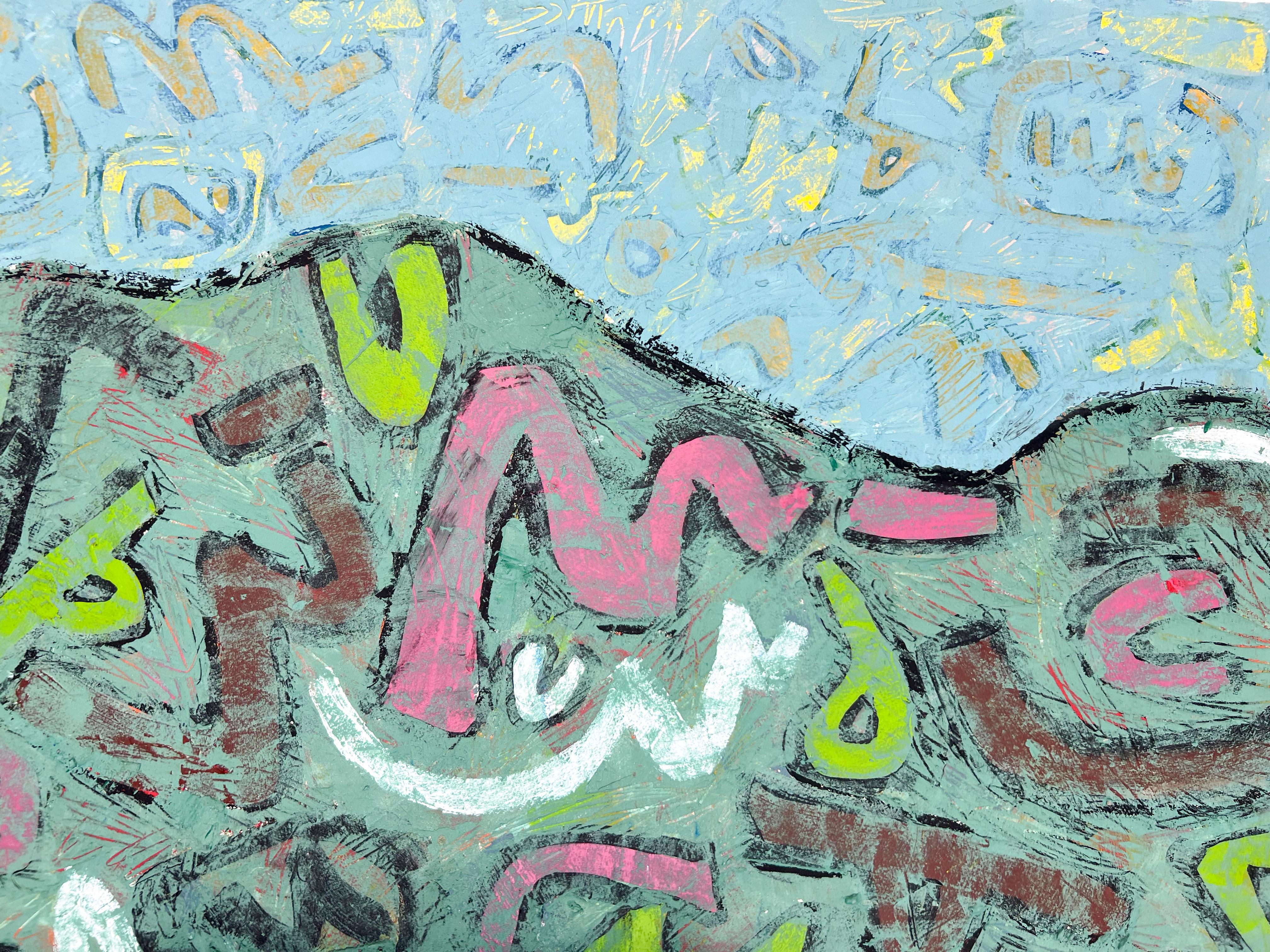 Signierte Feministische LGBTQ+ Acryl auf Tafel Gemälde - Interessierte Partei 124 im Angebot 5