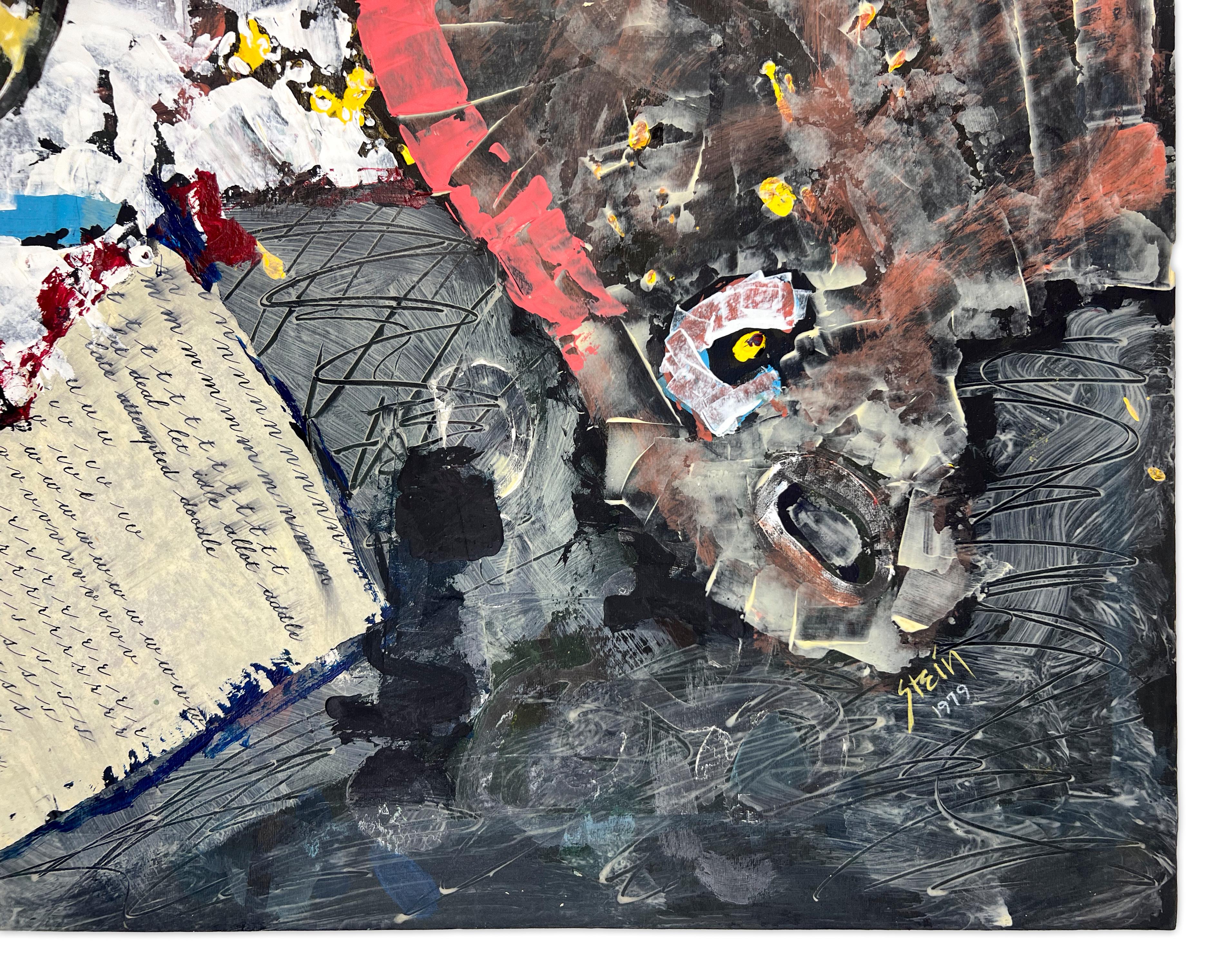 Linda Stein, Practice Makes Perfect 120 - Signed Feminist LGBTQ+ Colorful Acrylic on Board Painting 

Practice Makes Perfect 120 is from Linda Stein's Missives series--a body of work born from her earlier explorations of handwritten letters,