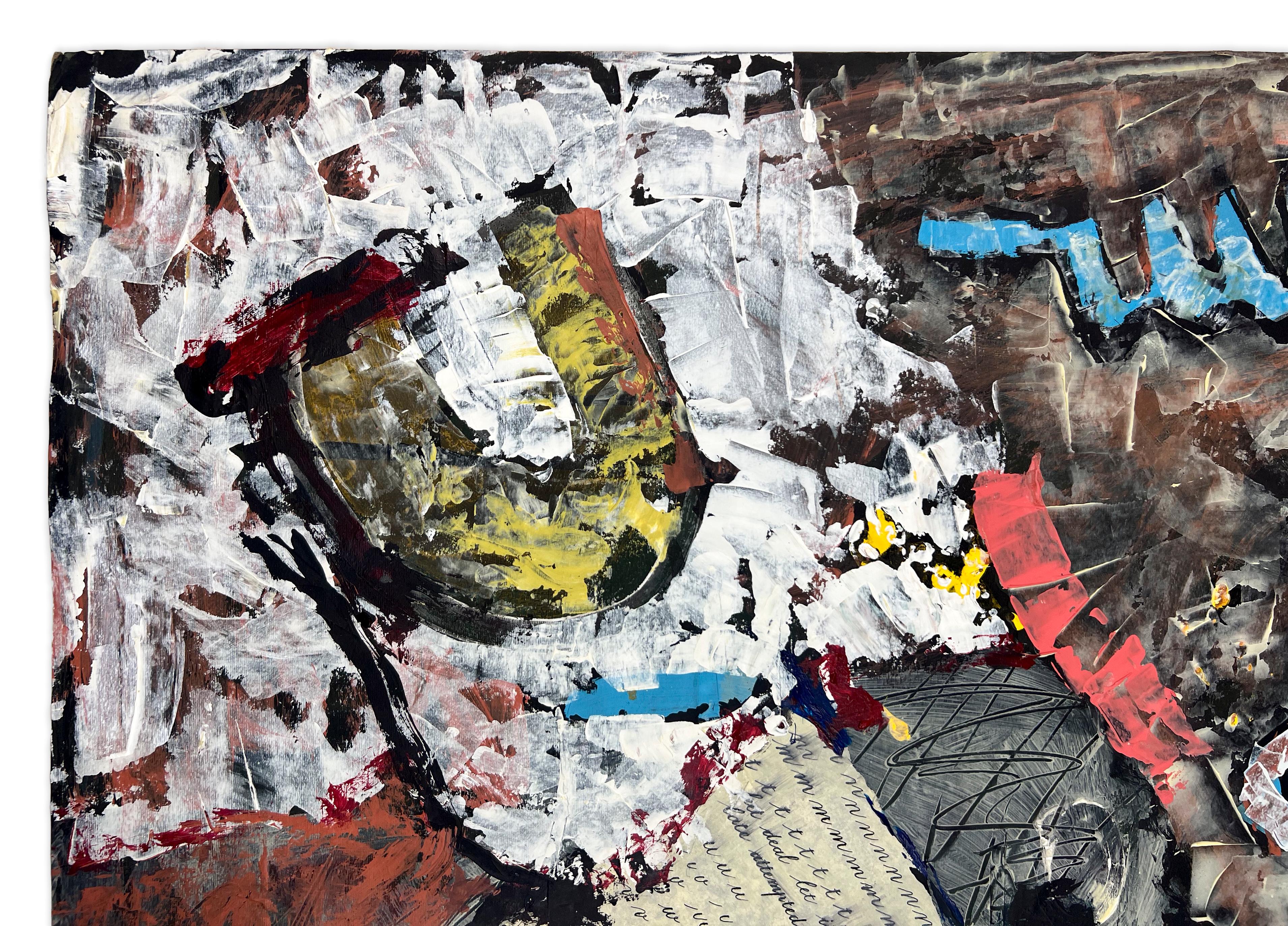 Signed Feminist LGBTQ+ Acrylic on Board Painting - Practice Makes Perfect 120 For Sale 1