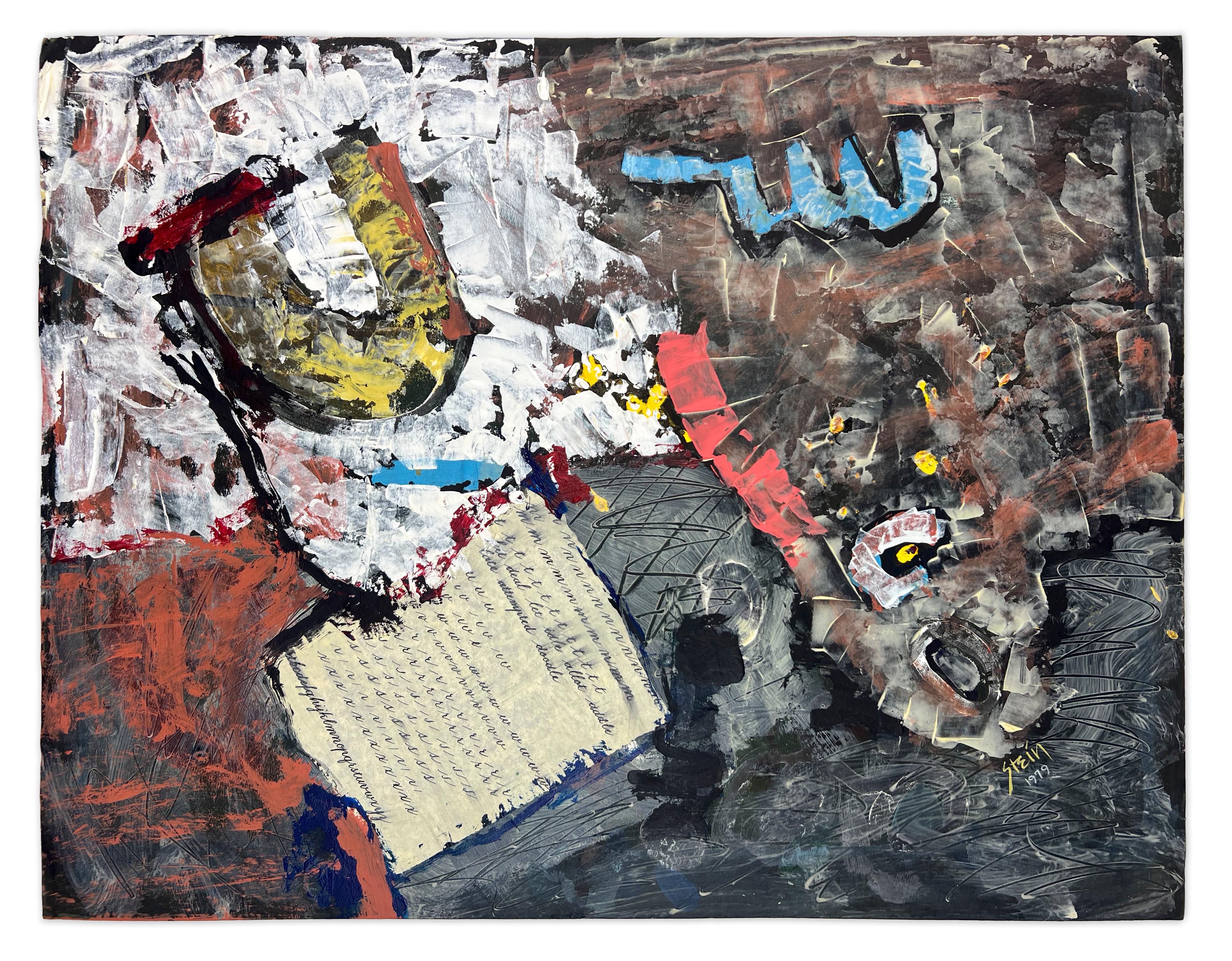 Signed Feminist LGBTQ+ Acrylic on Board Painting - Practice Makes Perfect 120