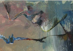 Signed Feminist LGBTQ+ Acrylic on Board Painting - Profile Landscape 438.009