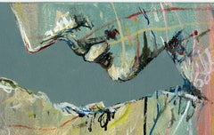 Signed Feminist LGBTQ+ Acrylic on Board Painting - Profile Landscape 438.013