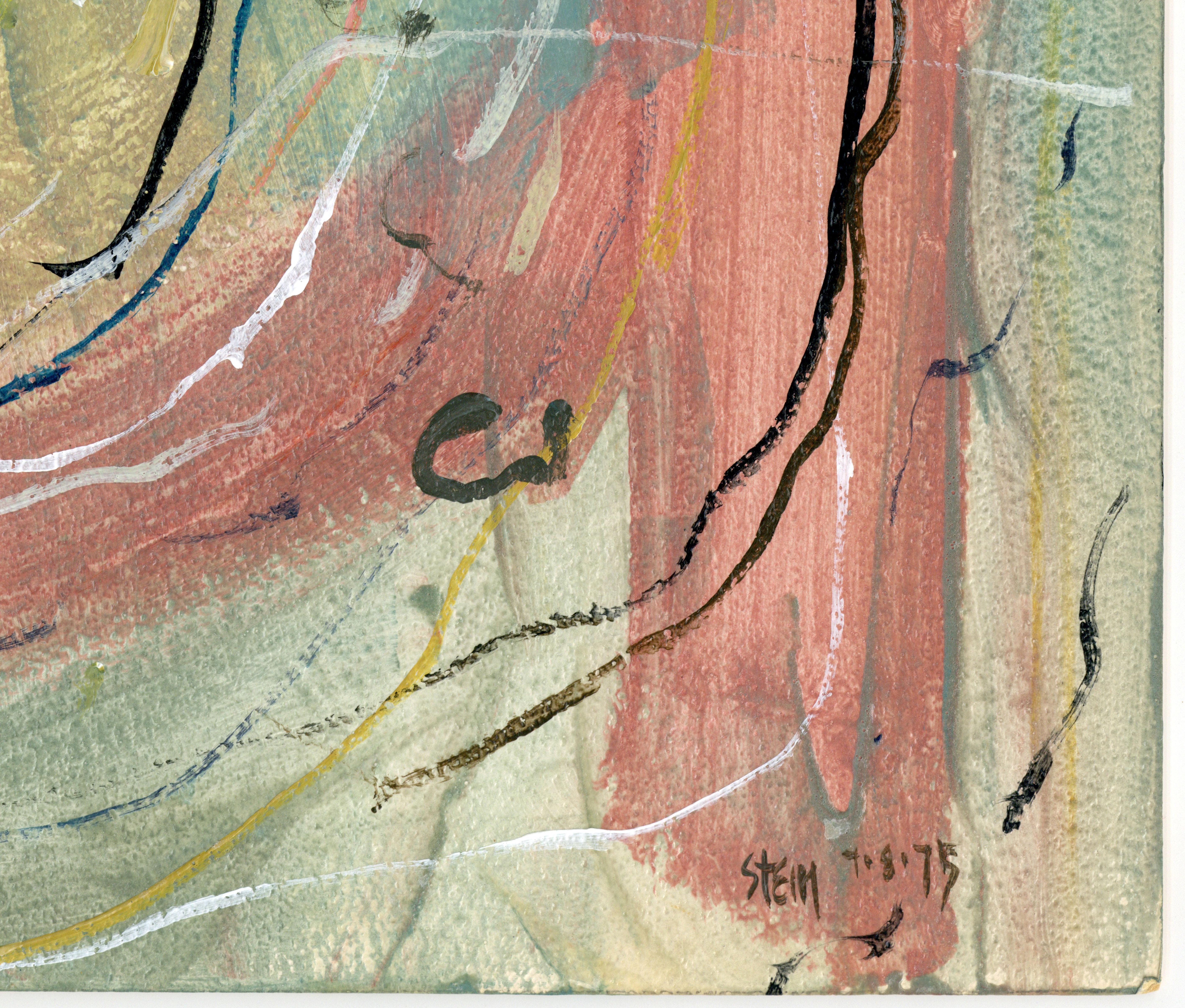 Linda Stein, Profilo Paesaggio 438.013 - Pittura acrilica su tavola firmata, femminista LGBTQ+, colorata 

Profile Landscape 438.013 appartiene alla serie A.Profiles di Linda Stein: disegni, collage e dipinti di profili facciali realizzati negli