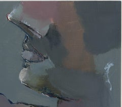 Signed Feminist LGBTQ+ Acrylic on Board Painting - Profile Landscape 438.014