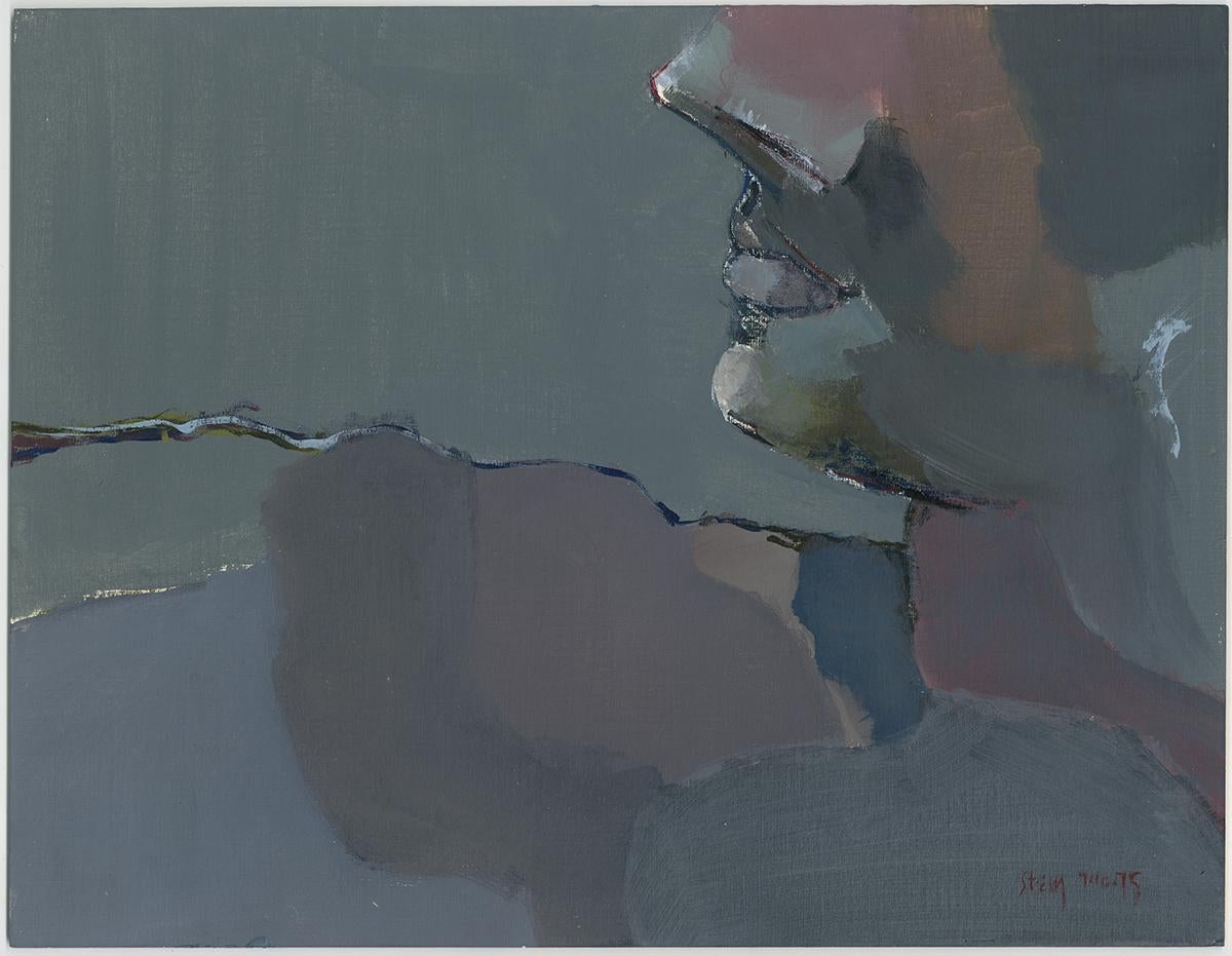 Peinture acrylique sur panneau « Feminist LGBTQ+ » signée, paysage de profil 438.014
