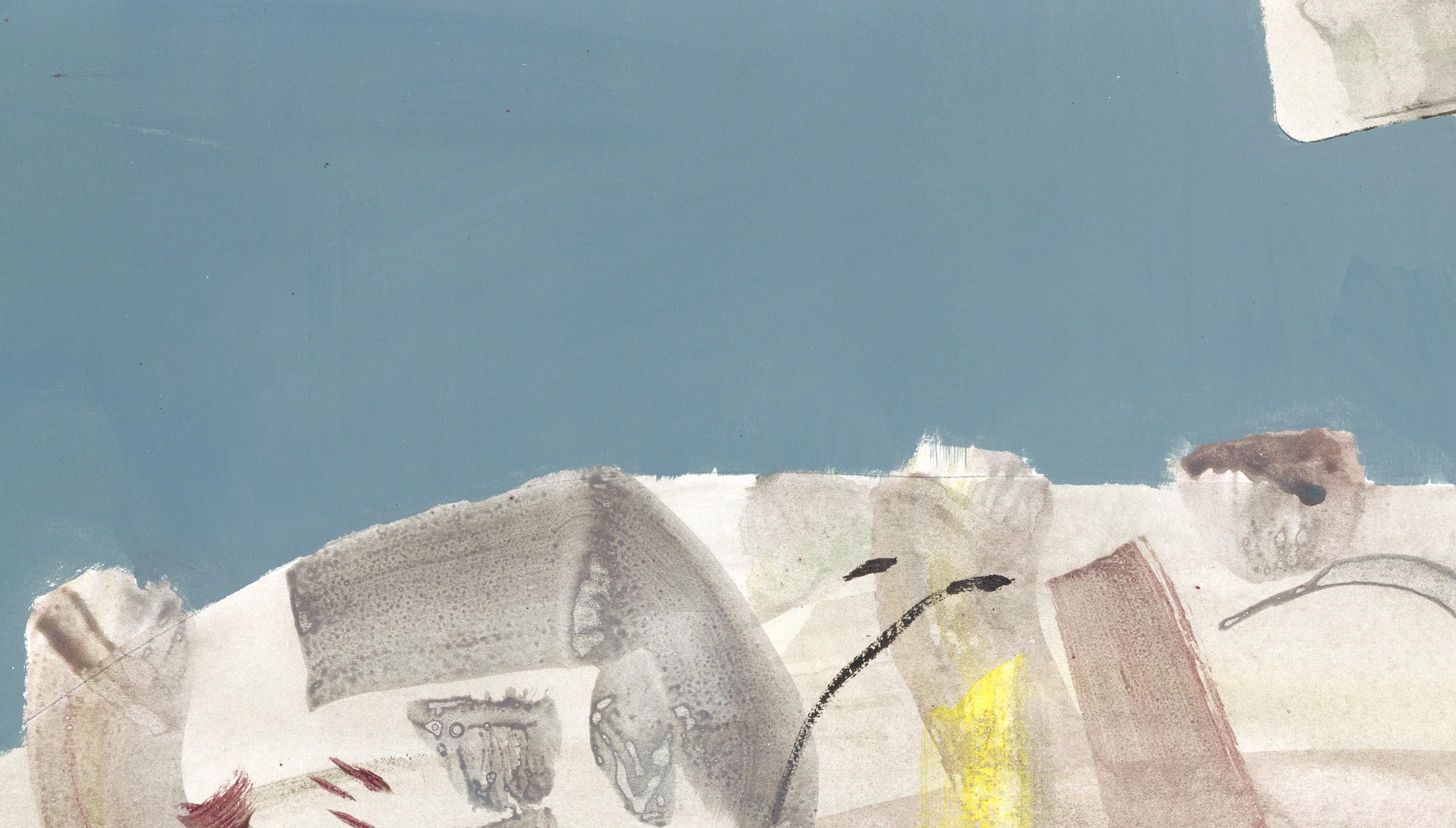 Linda Stein, Profile Landscape 438.072 - Signed Feminist LGBTQ+ Colorful Acrylic on Board Painting 

Profile Landscape 438.072 is from Linda Stein's Profiles series--drawings, collages and paintings of facial profiles she made in the 1960s and 1970s