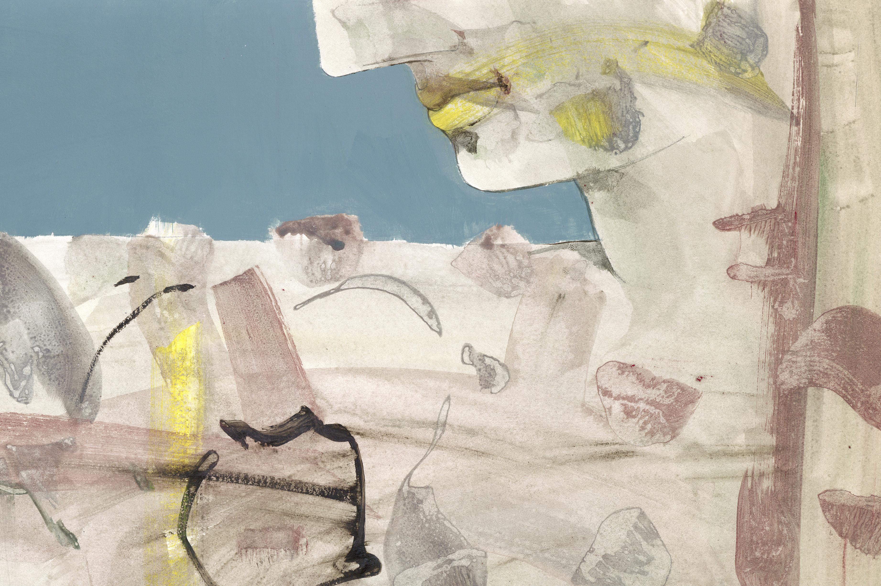Signed Feminist LGBTQ+ Acrylic on Board Painting - Profile Landscape 438.072 For Sale 6