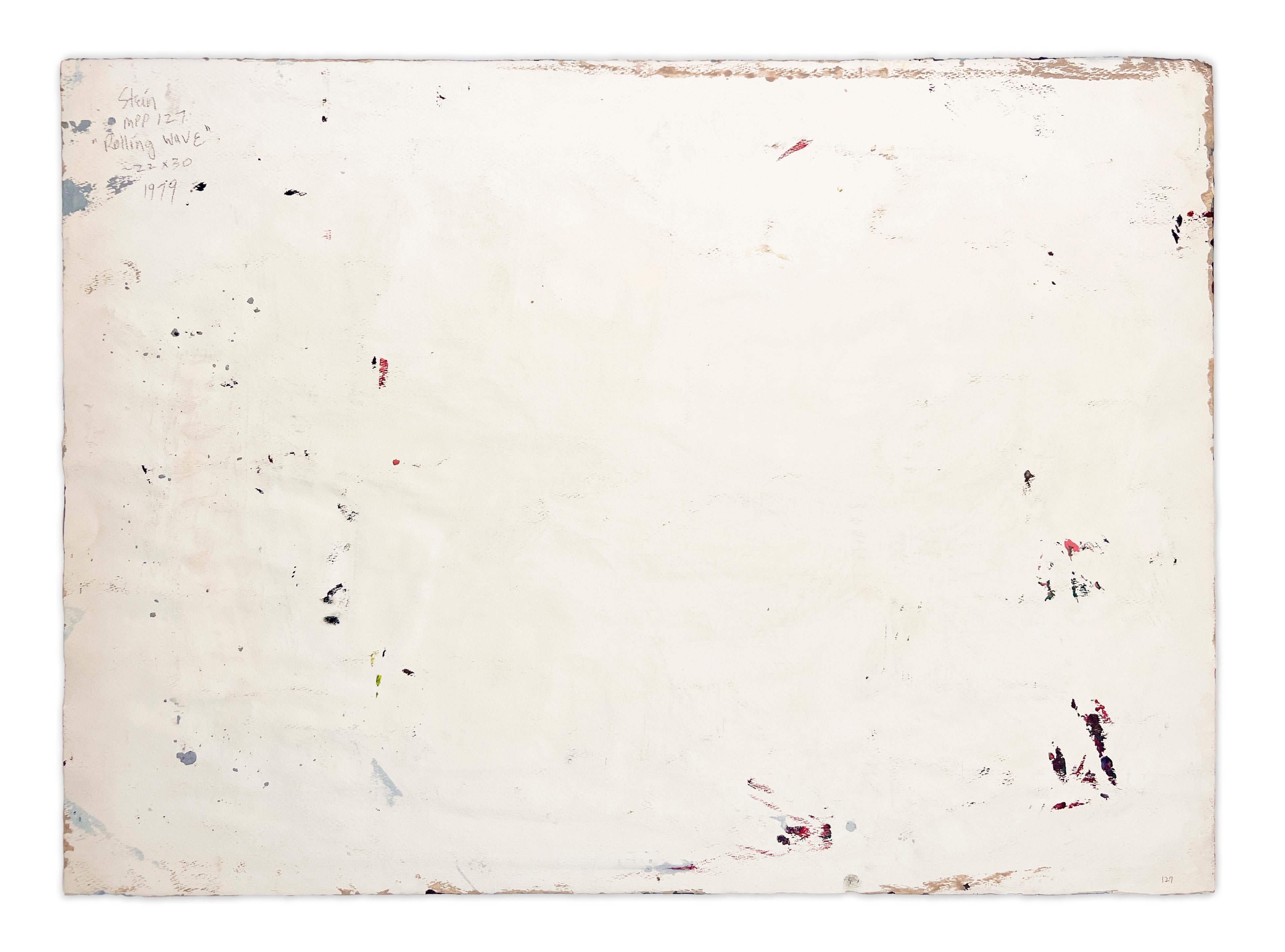 Signed Feminist LGBTQ+ Acrylic on Board Colorful Painting - Rolling Wave 127 For Sale 5