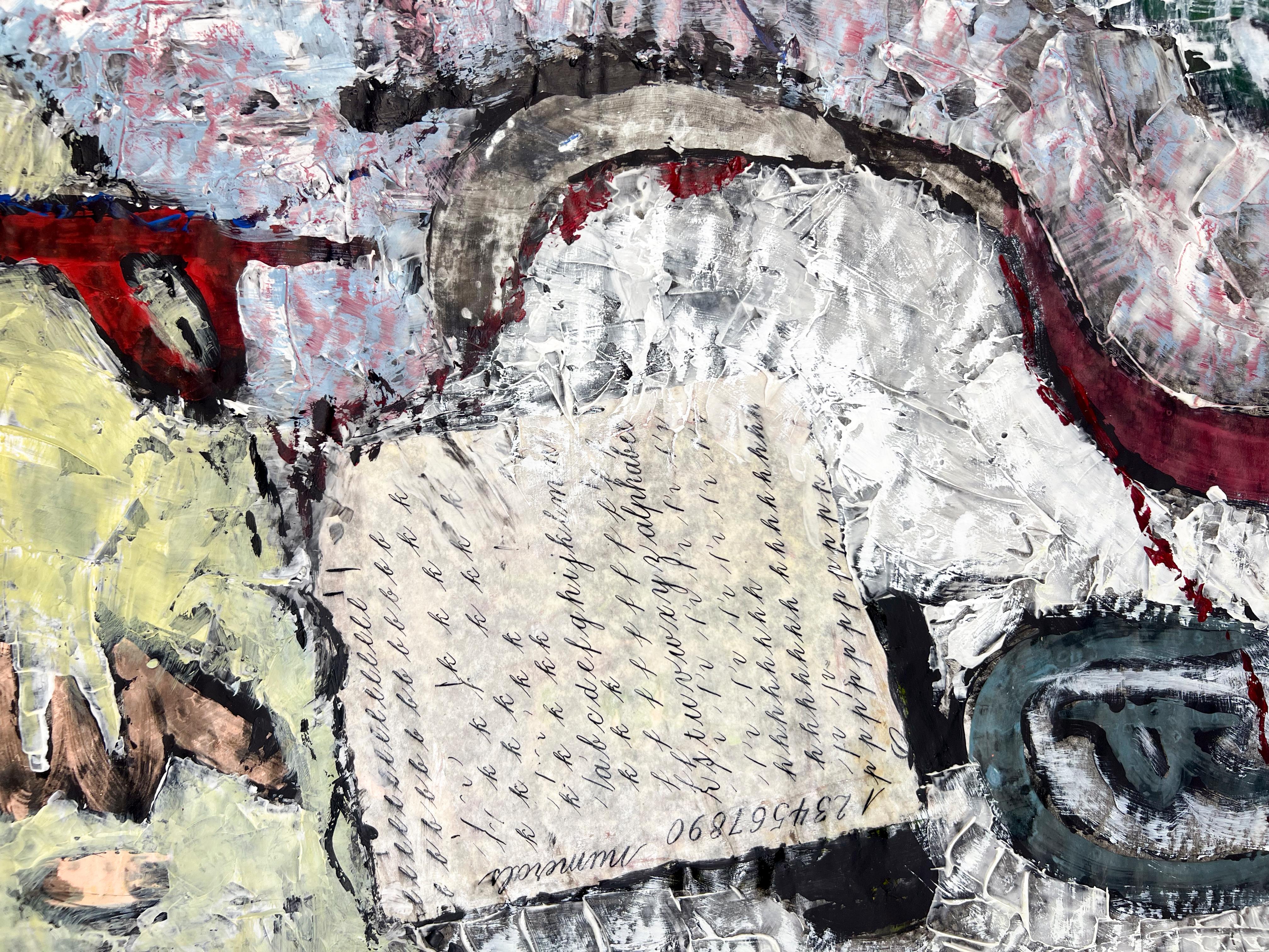 Signiert Feministische LGBTQ+ Acryl auf Karton Gemälde - Voyage Beyond 122 im Angebot 7