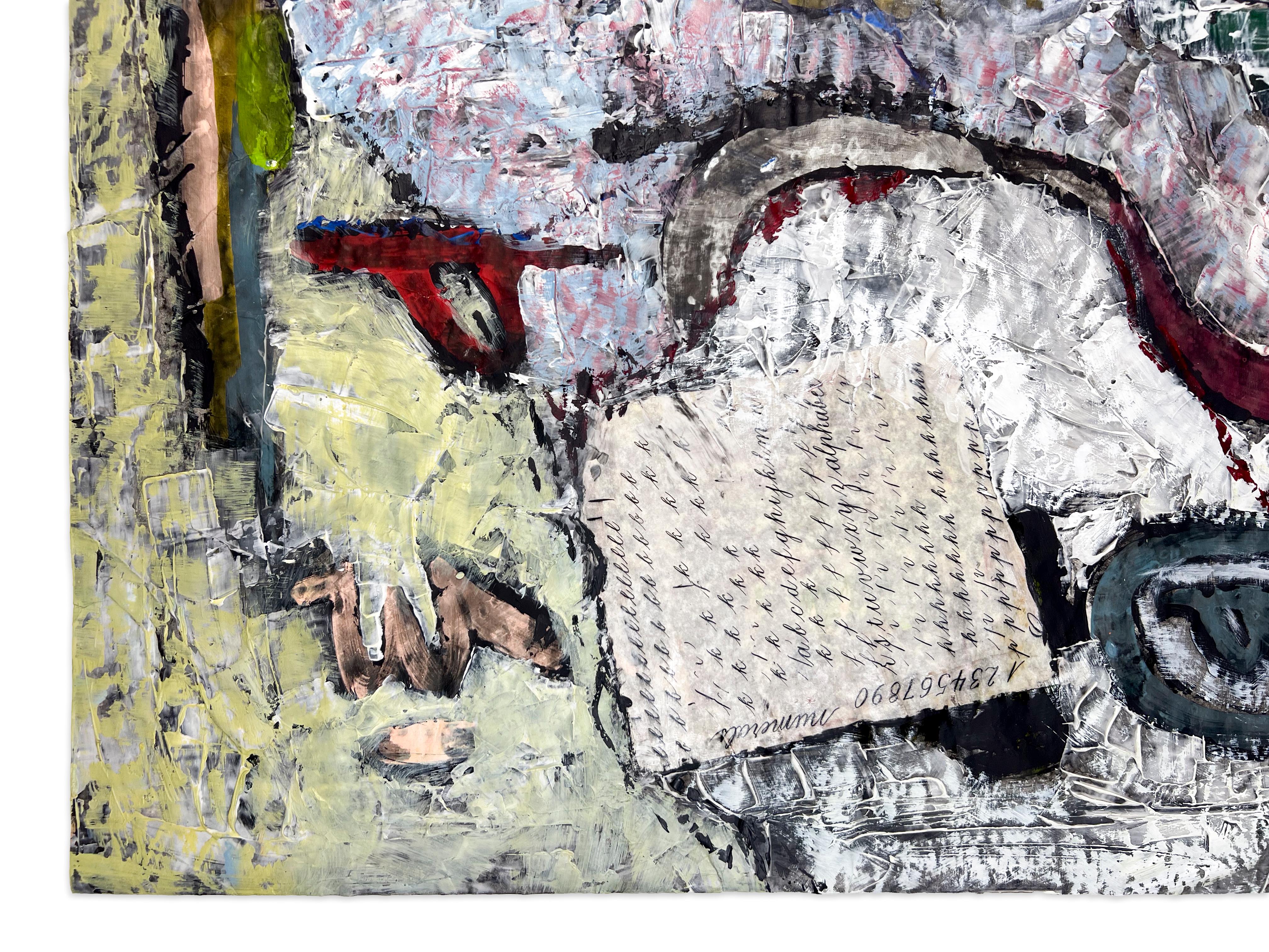 Signiert Feministische LGBTQ+ Acryl auf Karton Gemälde - Voyage Beyond 122 im Angebot 2