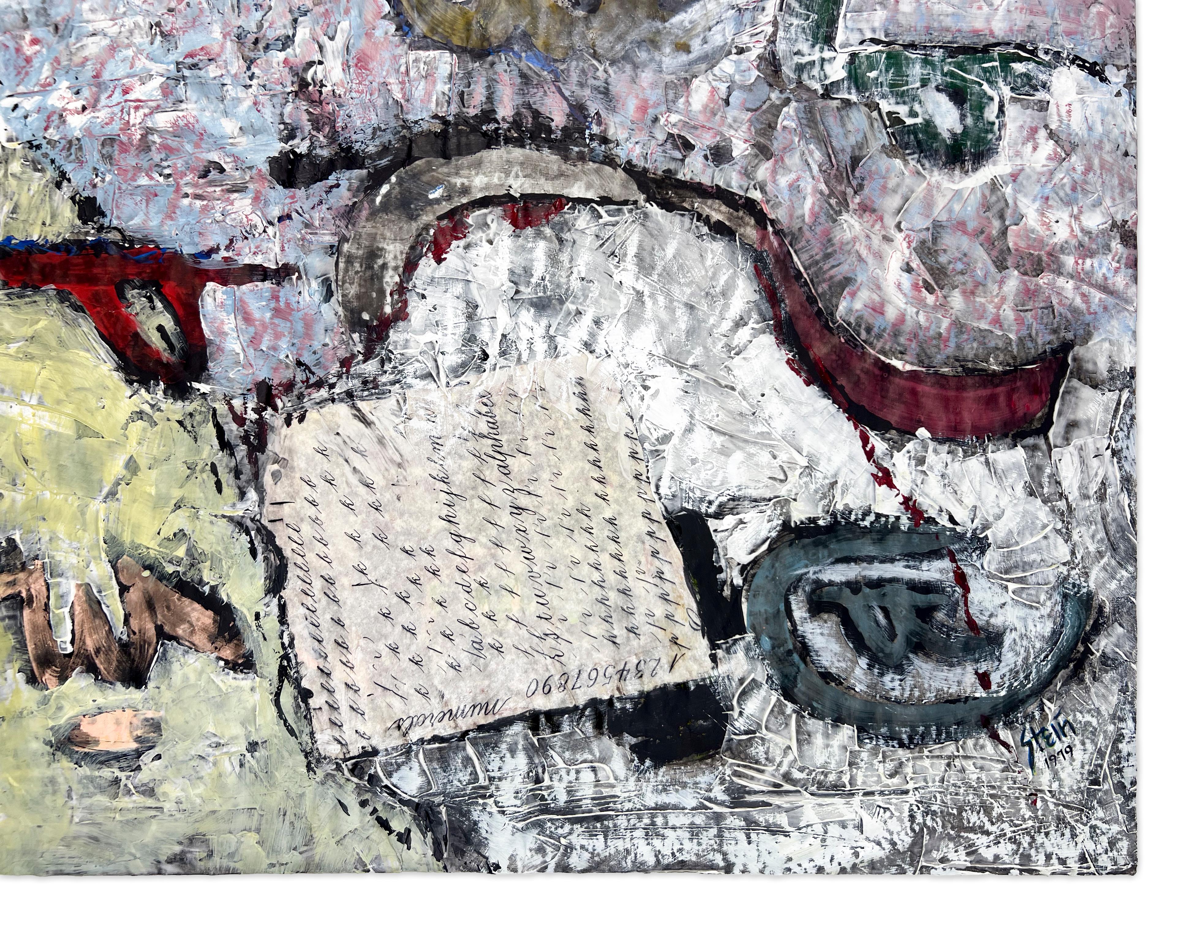 Signiert Feministische LGBTQ+ Acryl auf Karton Gemälde - Voyage Beyond 122 im Angebot 3