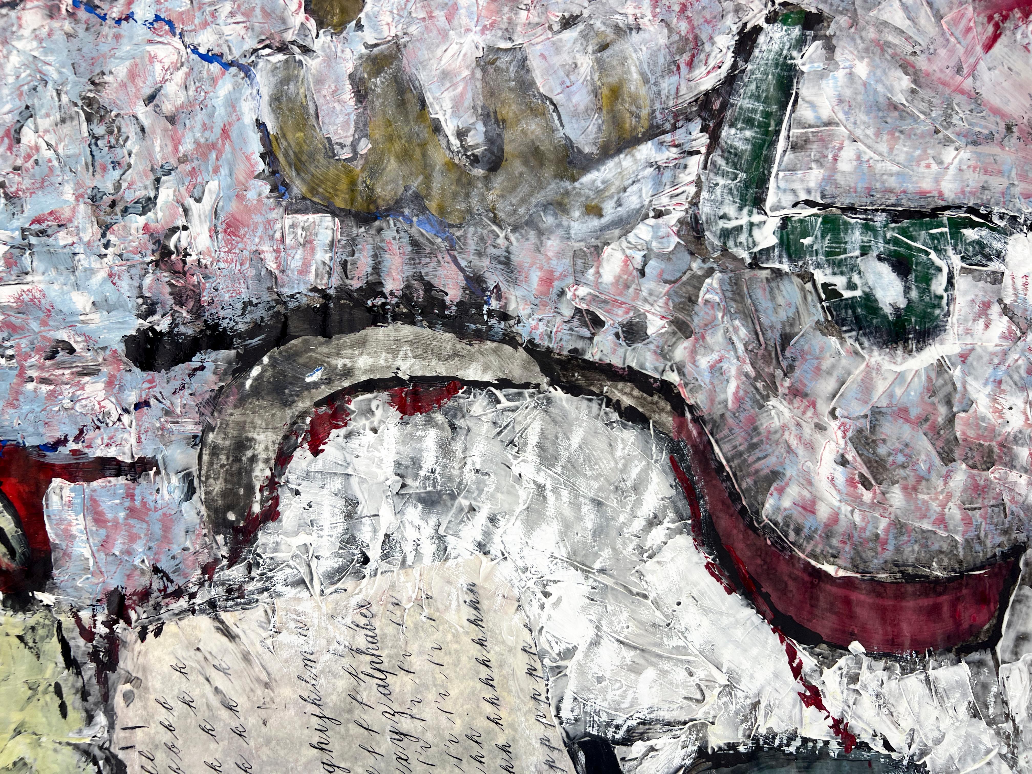 Signiert Feministische LGBTQ+ Acryl auf Karton Gemälde - Voyage Beyond 122 im Angebot 4