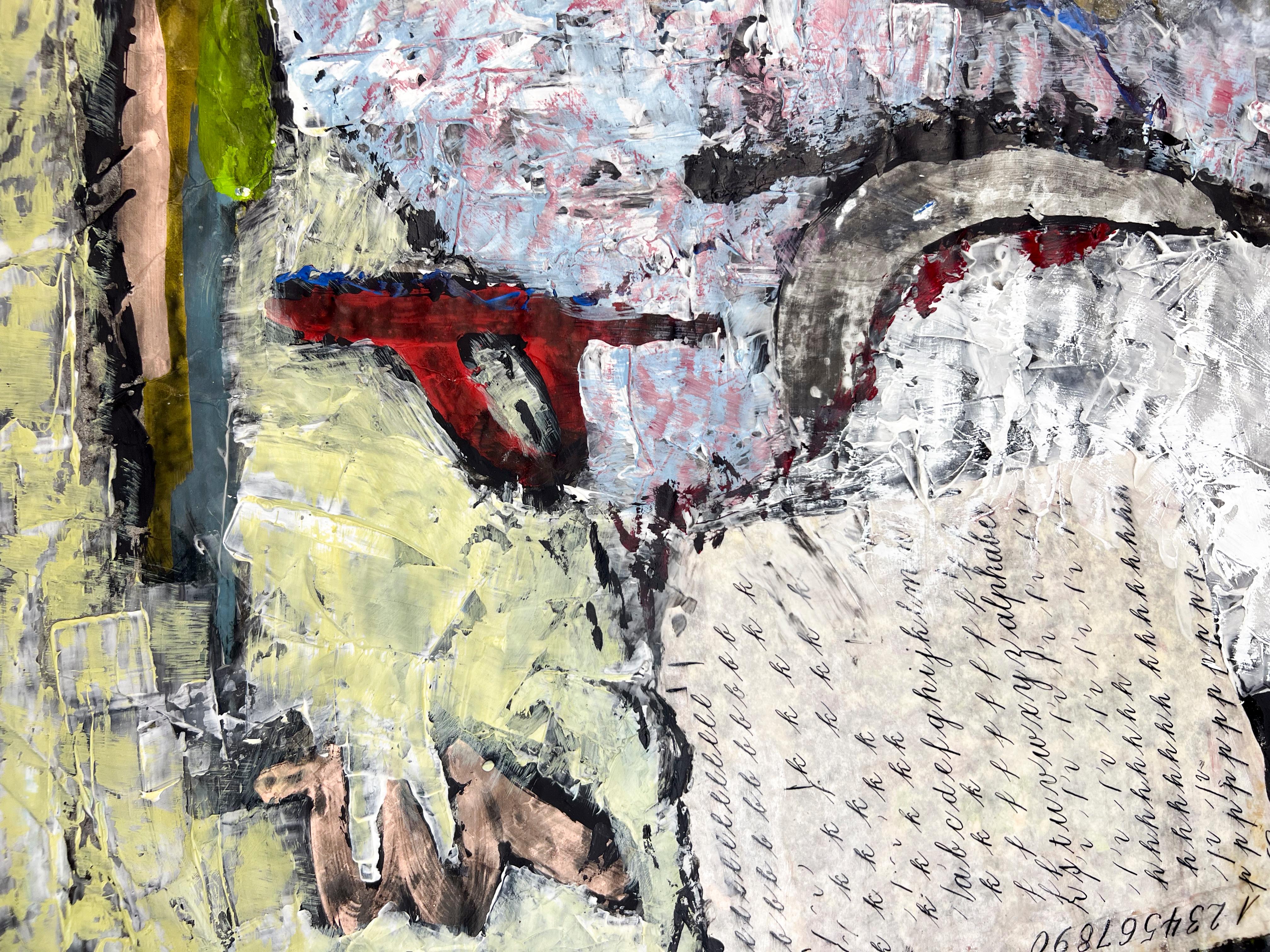 Signiert Feministische LGBTQ+ Acryl auf Karton Gemälde - Voyage Beyond 122 im Angebot 5