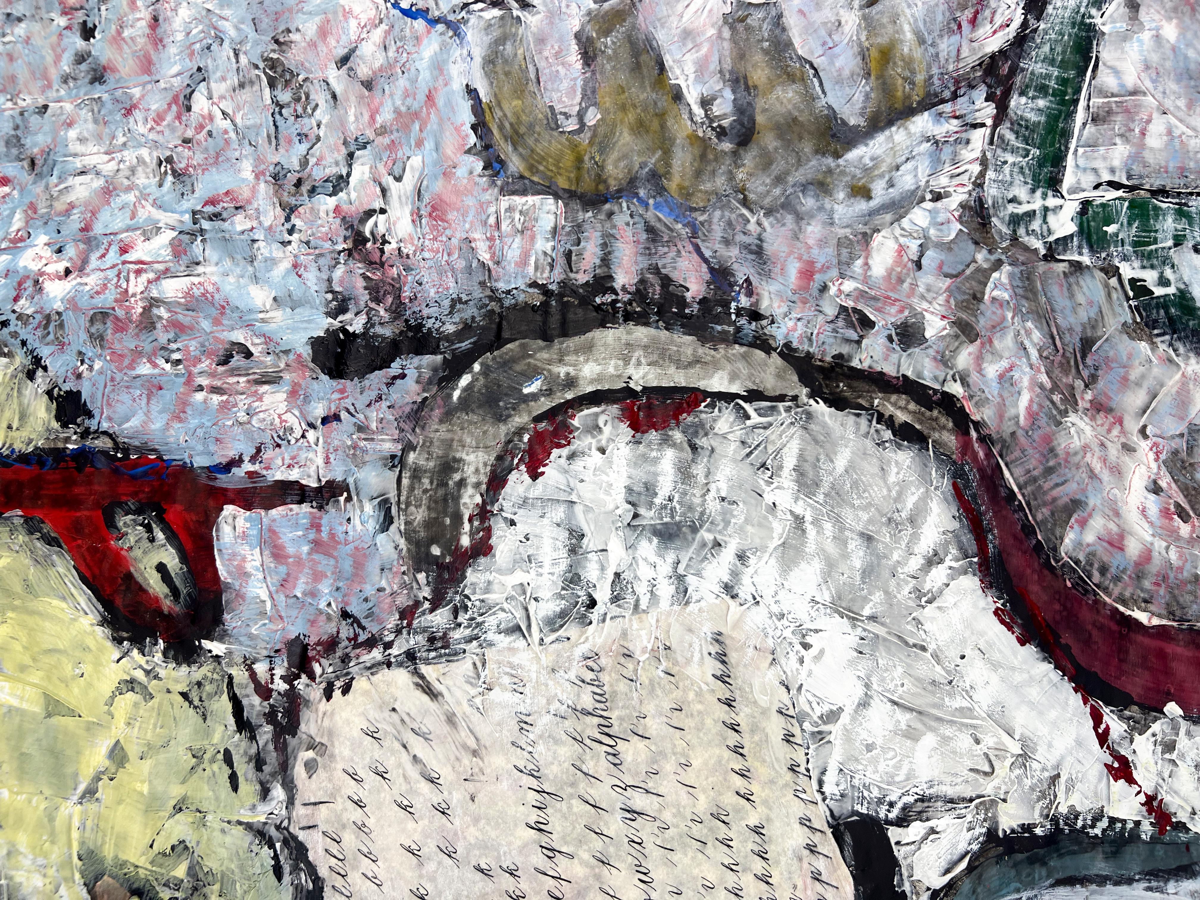 Signiert Feministische LGBTQ+ Acryl auf Karton Gemälde - Voyage Beyond 122 im Angebot 6