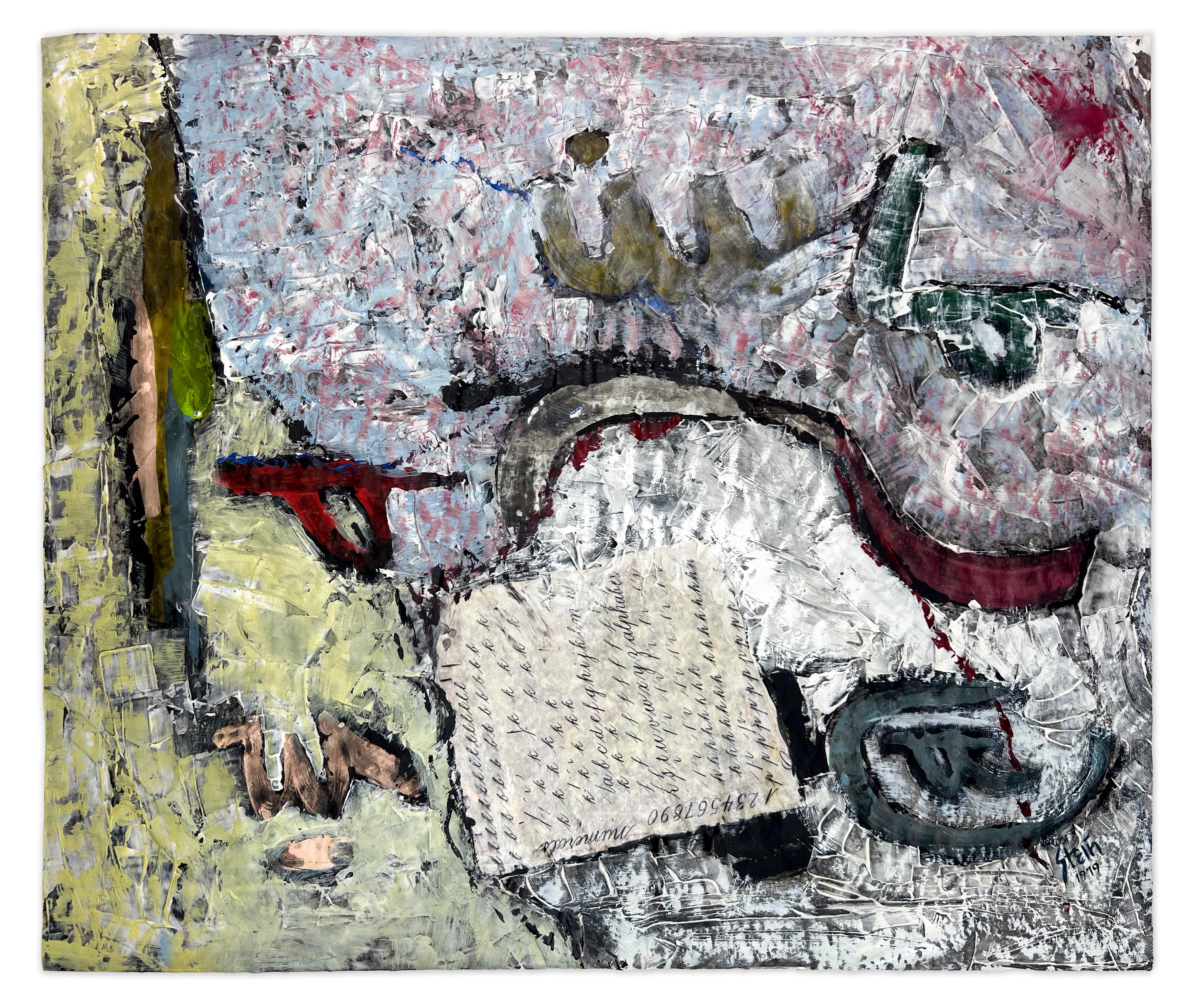 Signed Feminist LGBTQ+ Colorful Acrylic on Board Painting - Voyage Beyond 122