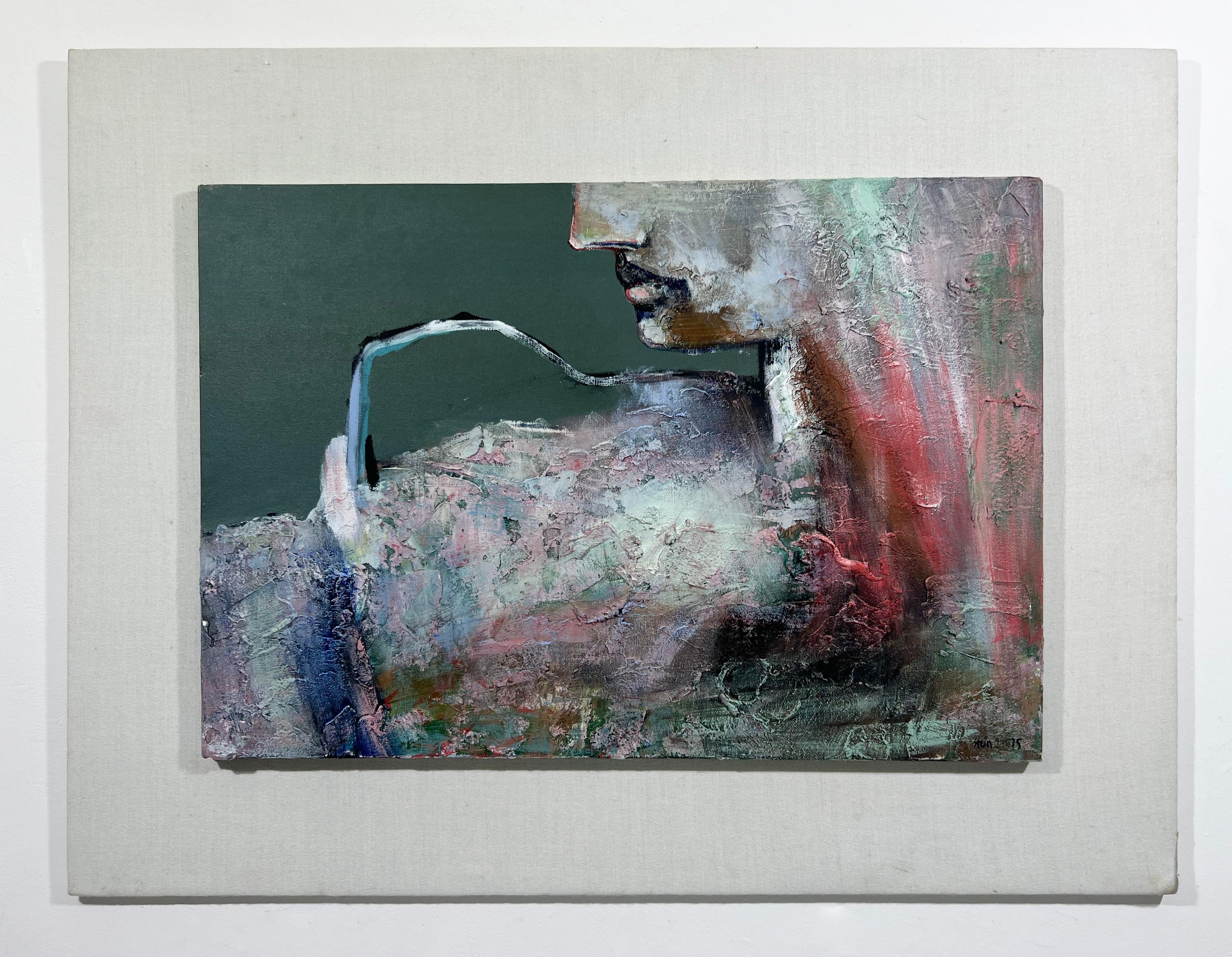 Signiert Feminist LGBTQ+ Acryl auf Leinwand Gemälde - Long Journey 45