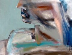 Signierte feministische LGBTQ+ Acryl auf Leinwand Gemälde - Profile Landschaft 438.051