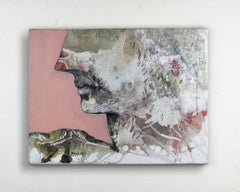 Peinture acrylique sur toile « Feminist LGBTQ+ » signée, paysage de profil 438.057
