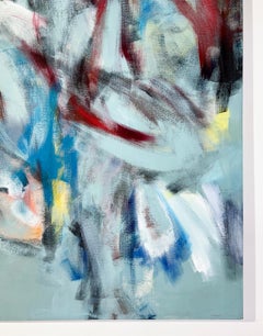 Signed Feminist LGBTQ+ Acrylic on Canvas Painting - Profile Landscape 438.077