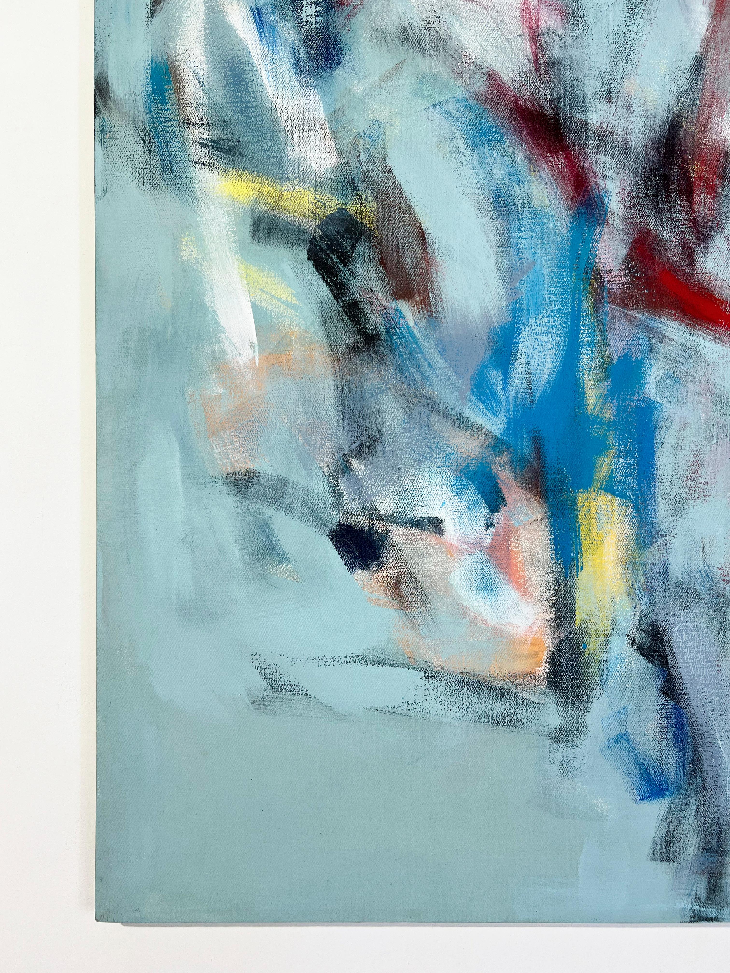 Linda Stein, Profile Landscape 438.077 - Signed Feminist LGBTQ+ Acrylic on Canvas Painting

Profile Landscape 438.077 is from Linda Stein's Profiles series--drawings, collages and paintings of facial profiles she made in the 1960s and 1970s when she