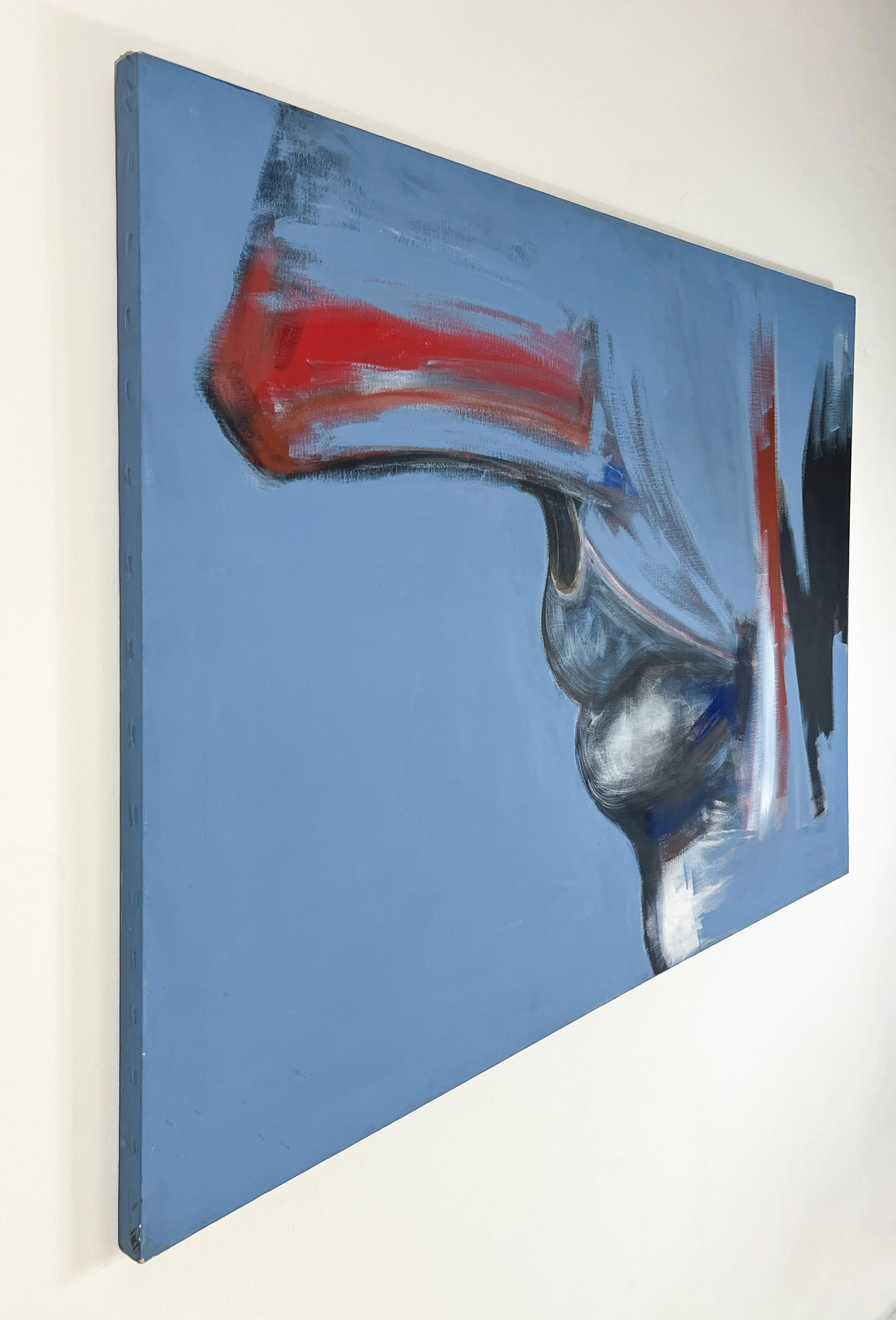 Signed Feminist LGBTQ+ Acrylic on Canvas Painting - Profile Landscape 438.078 For Sale 6