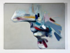 Signed Feminist LGBTQ+ Acrylic on Canvas Painting - Profile Landscape 438.079