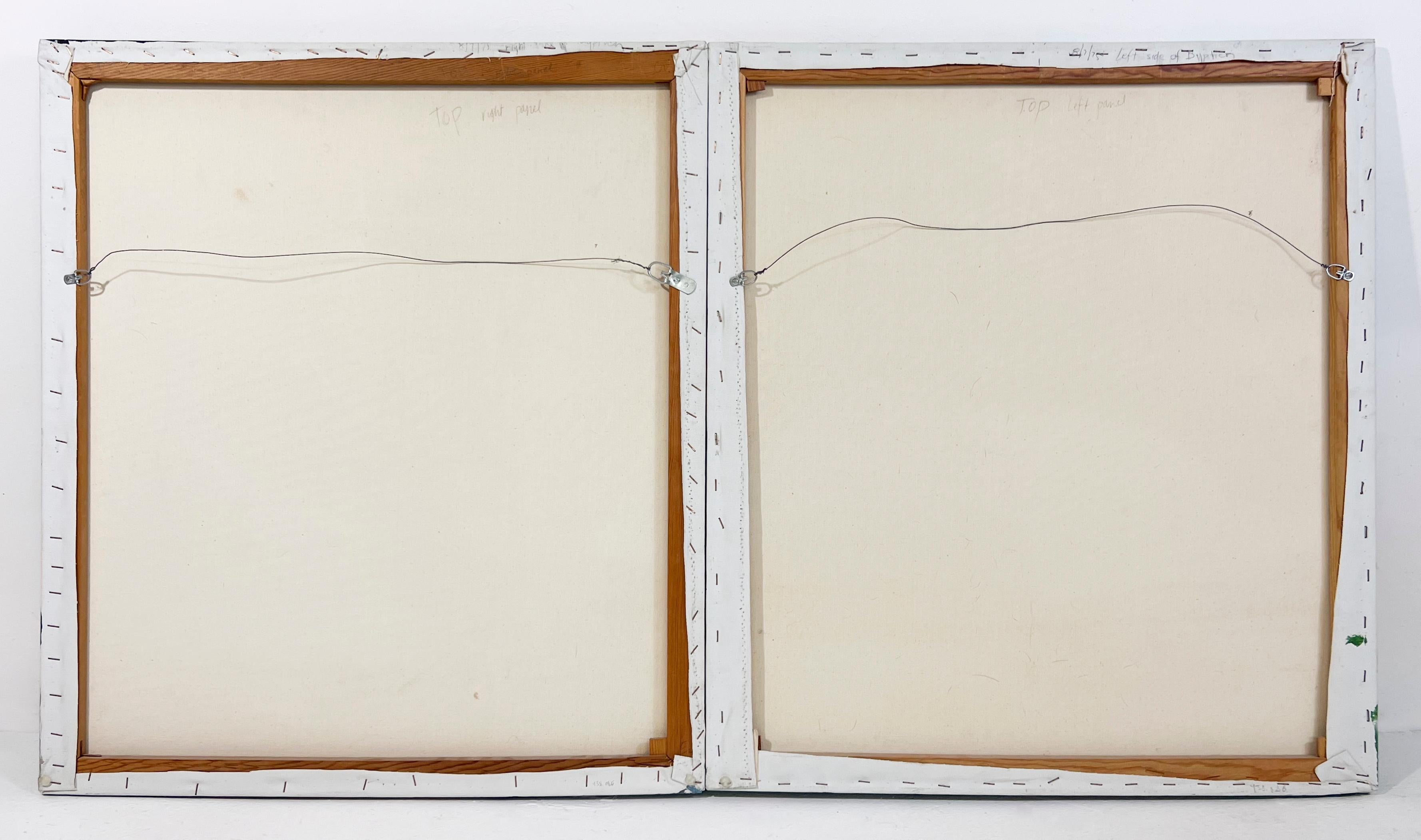 Signed Feminist LGBTQ+ Acrylic on Canvas Paintings - Profile Landscape 438.086 For Sale 7